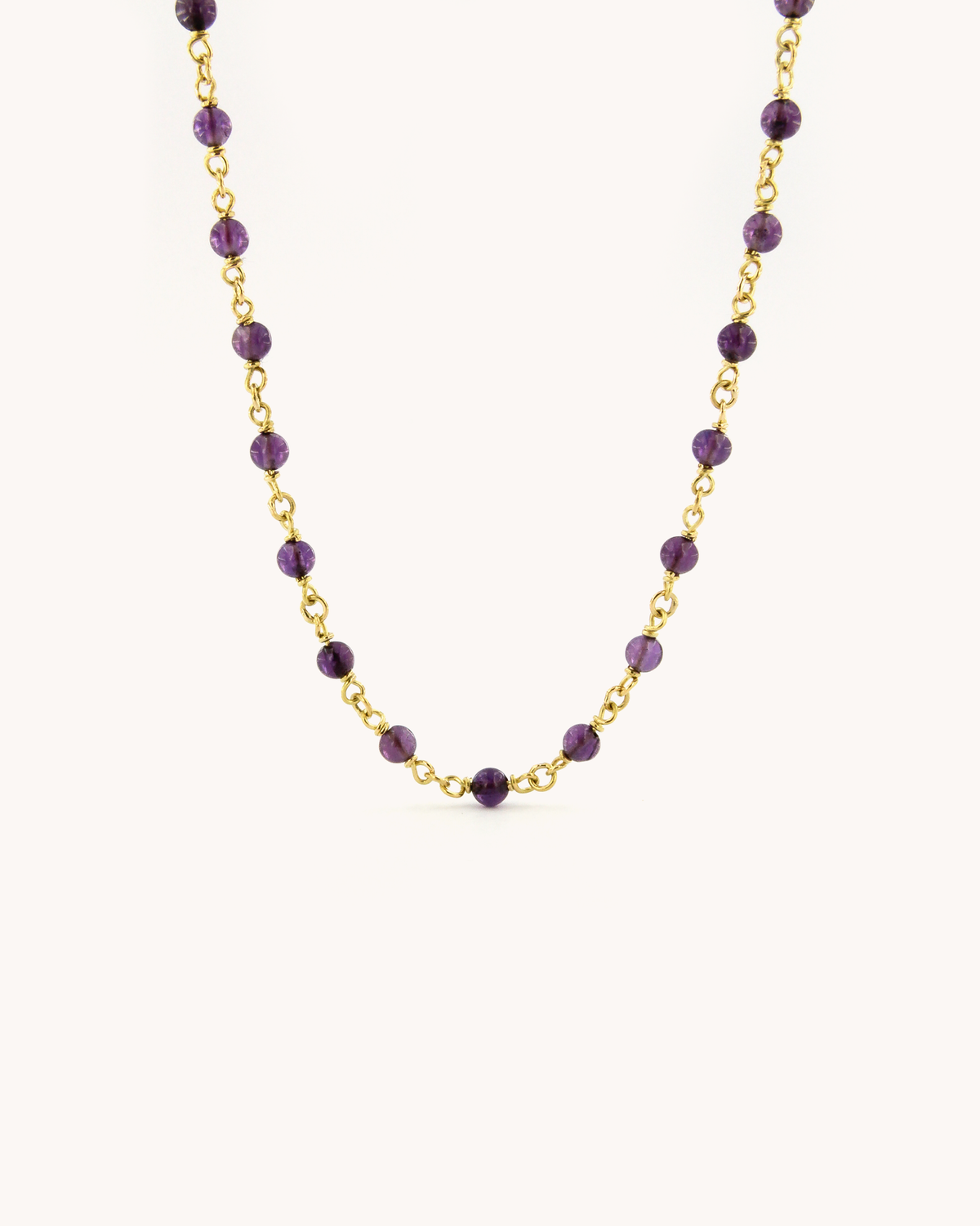 Mediterraneo Base Necklace with Amethyst