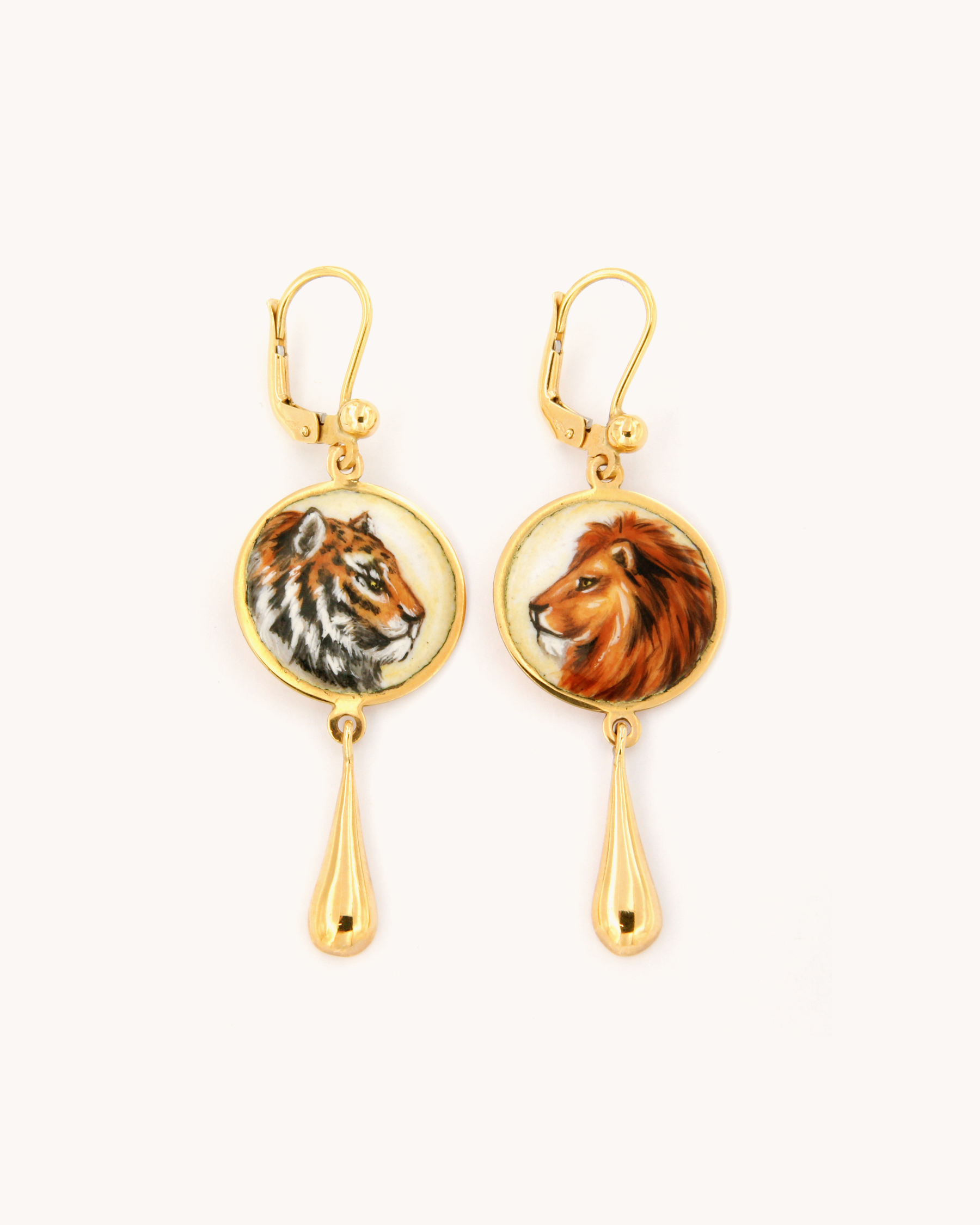 Kings of the Jungle Pendant Earrings