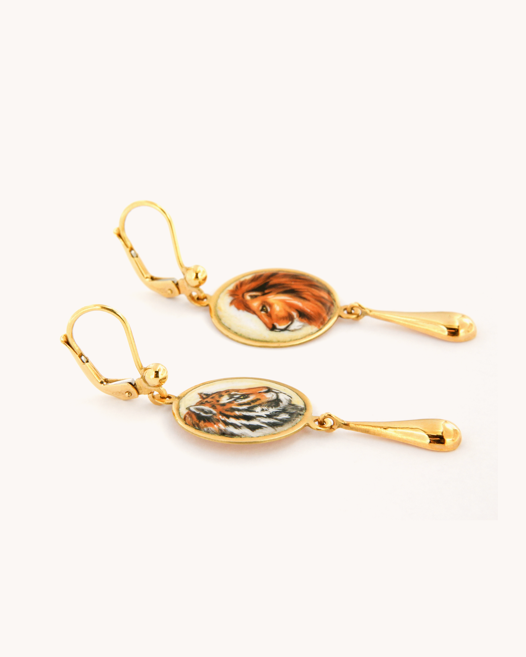 Kings of the Jungle Pendant Earrings