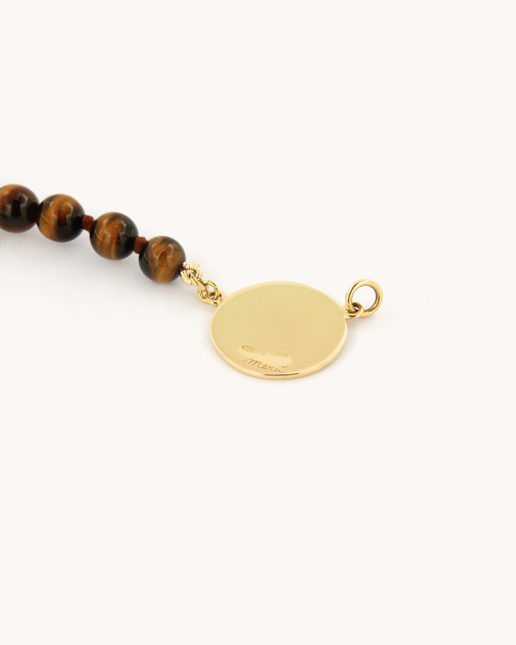 Collana Rosa con Occhio di Tigre