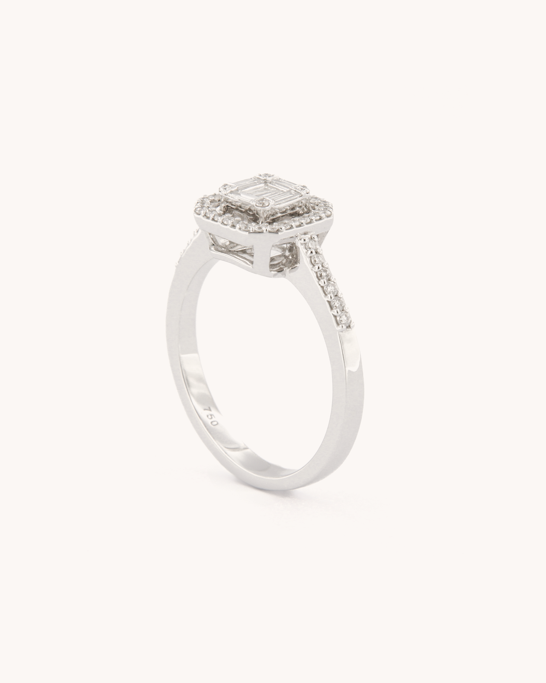 Anello Mosaico di Diamanti