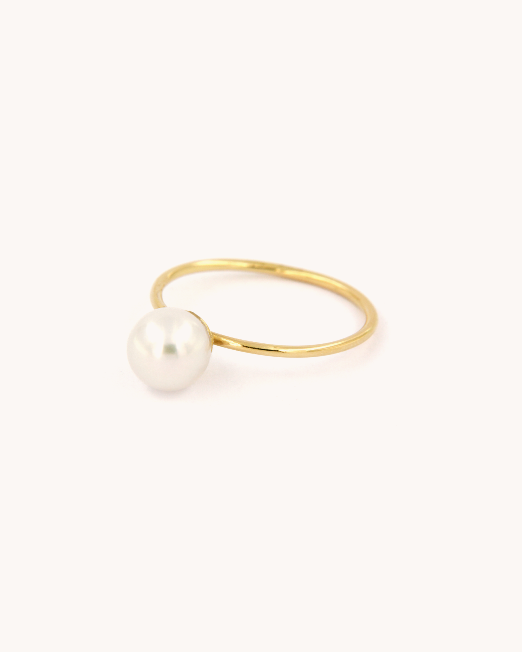 Anello a Filo con Perla