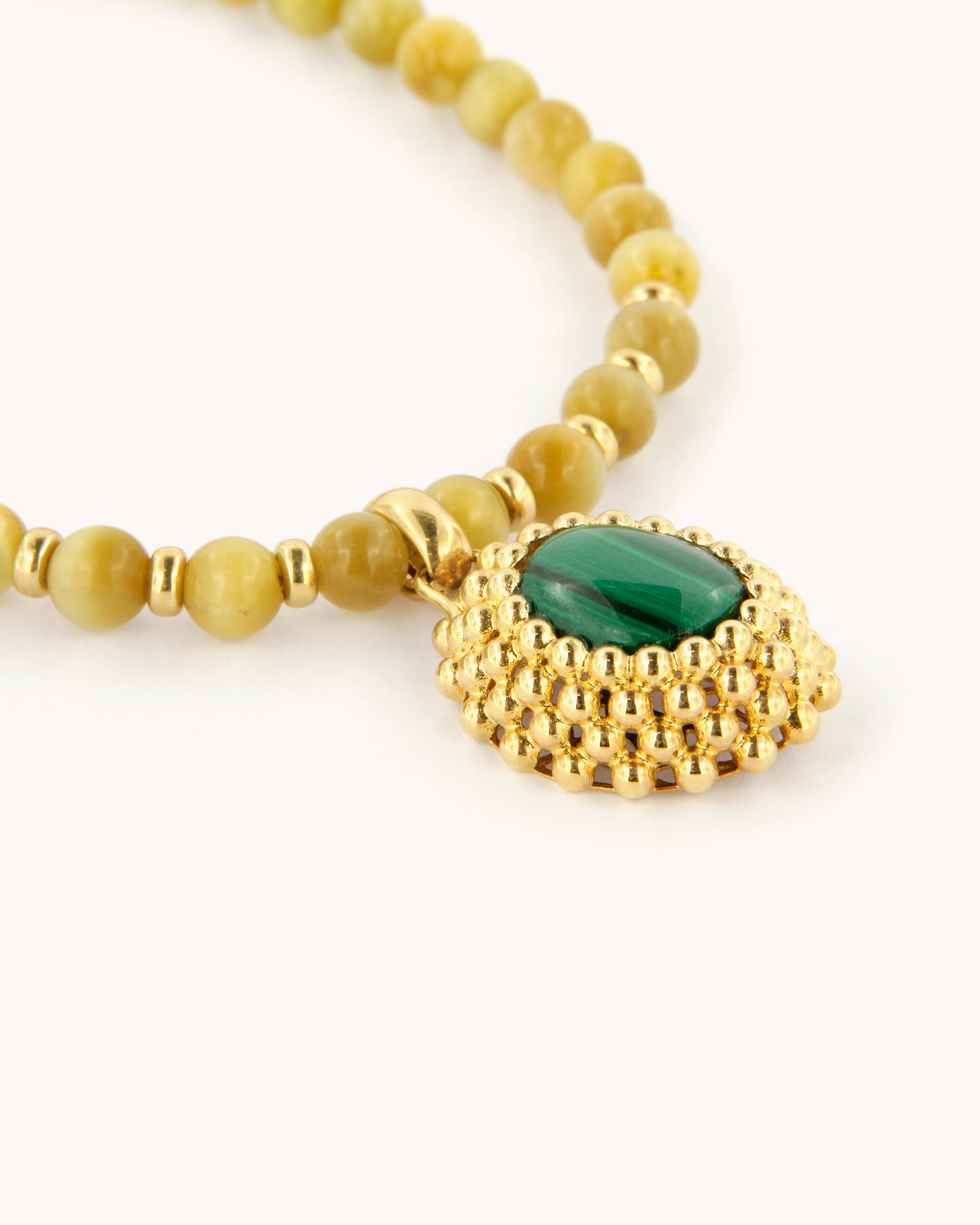 Golden Eye of the Tiger Necklace