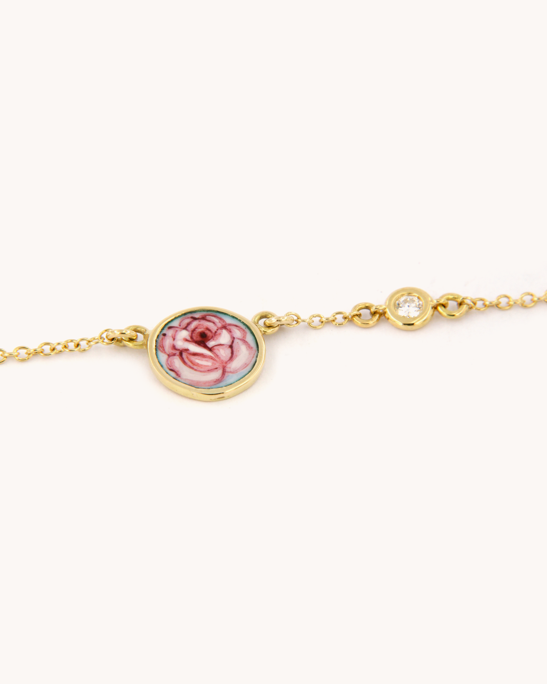 The Rose and Diamond Necklace