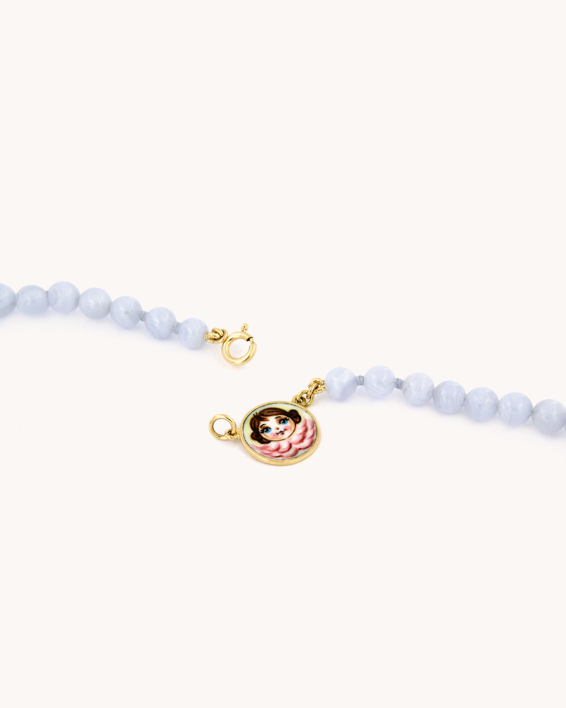 Collana Coloris Angelo nell'Azzurro Cielo