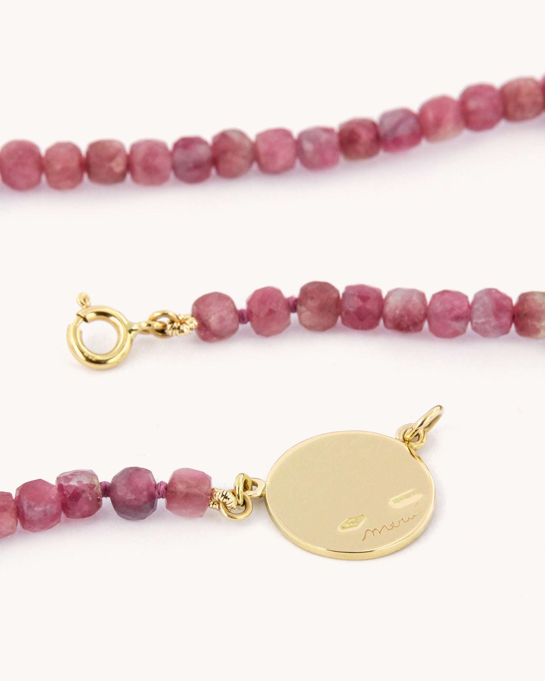 Collana Coloris Angelo nel Rosa Polvere