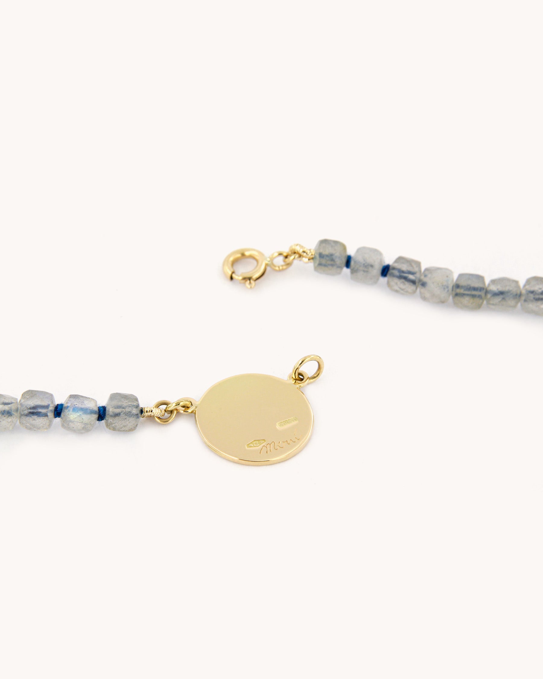 Collana Coloris Cuore nel Grigio Nebbia