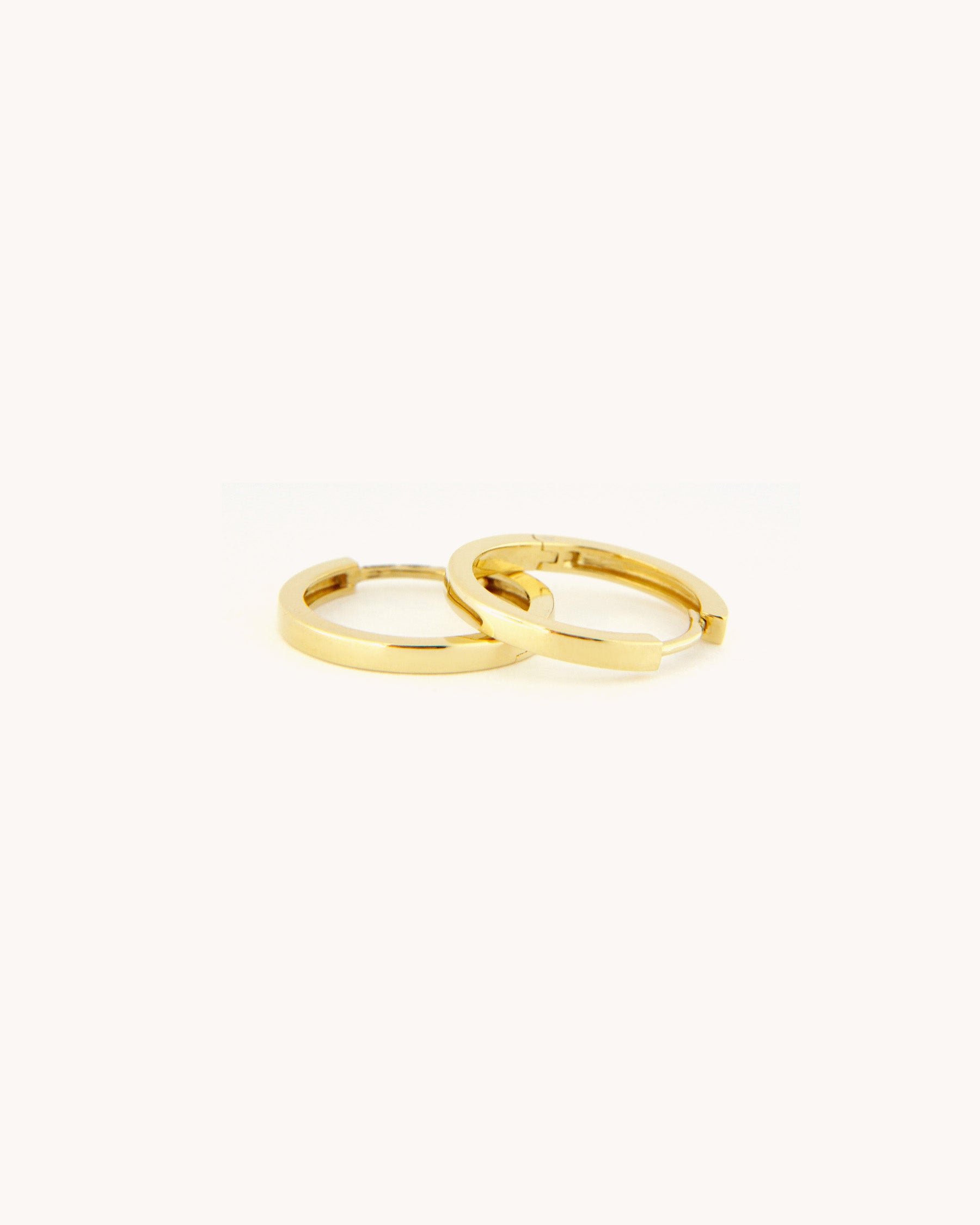 Small Square Tube Hoop Earrings