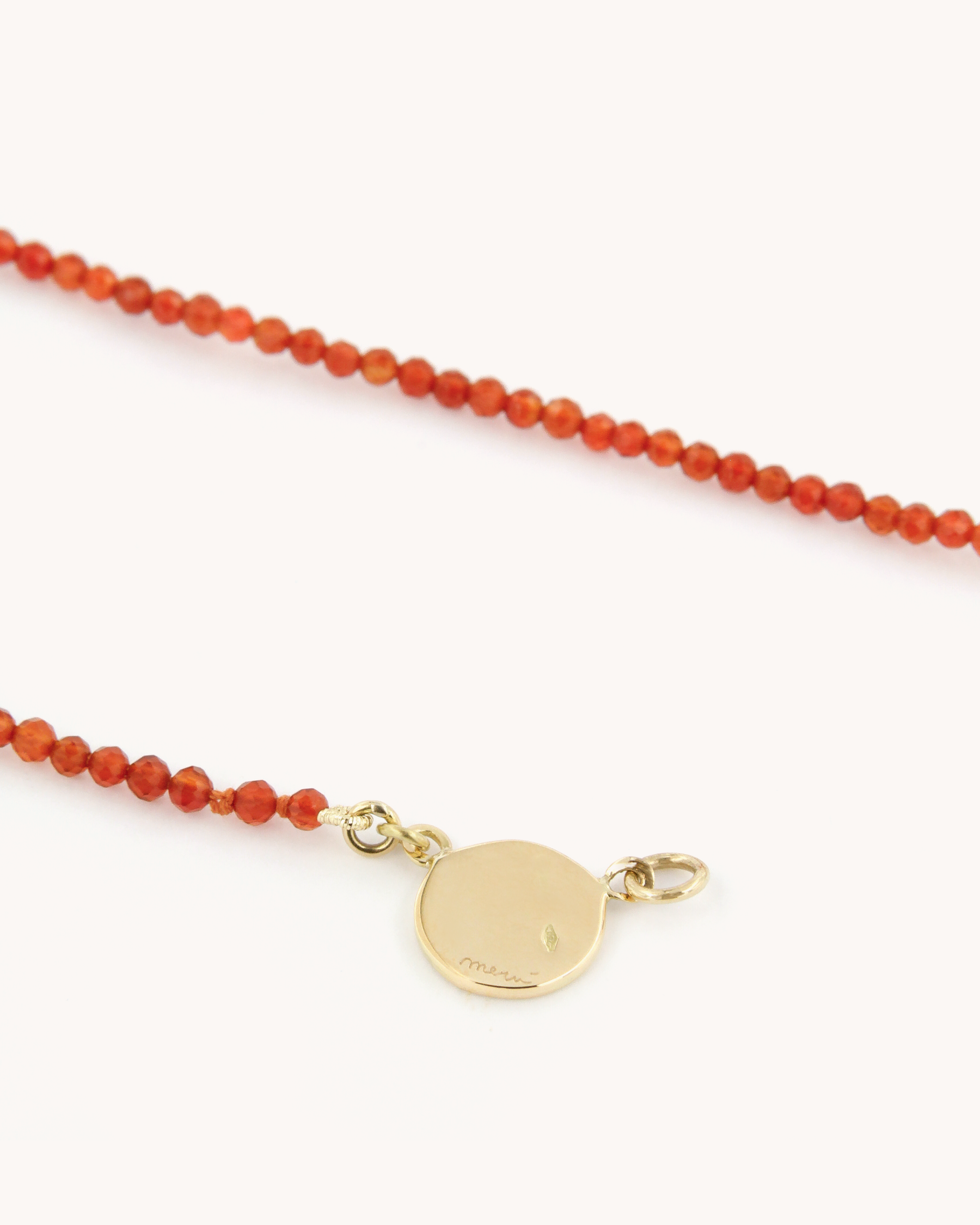 Coloris Necklace Daisy in Sunset Red