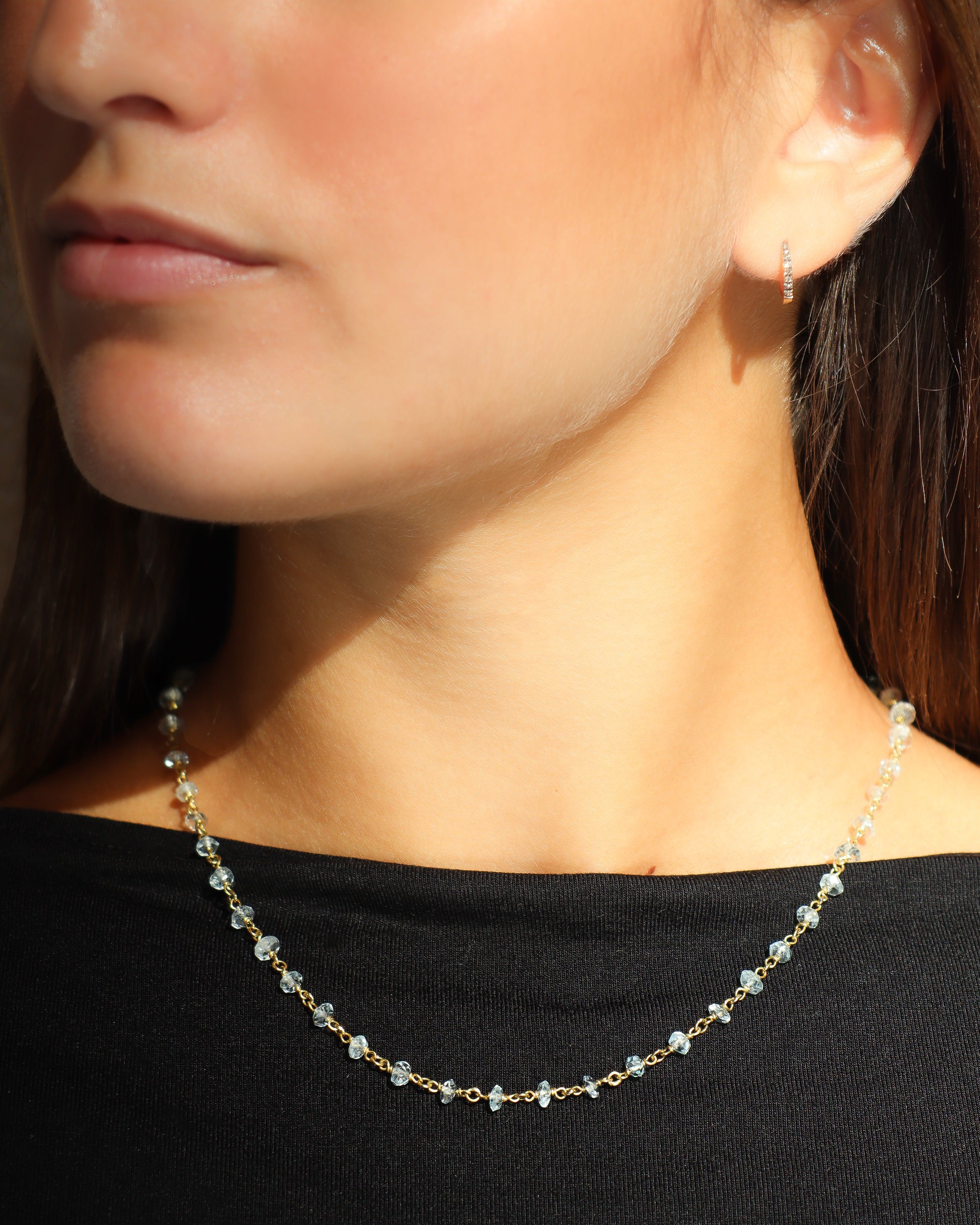 Collana Mediterraneo Base con Acquamarina