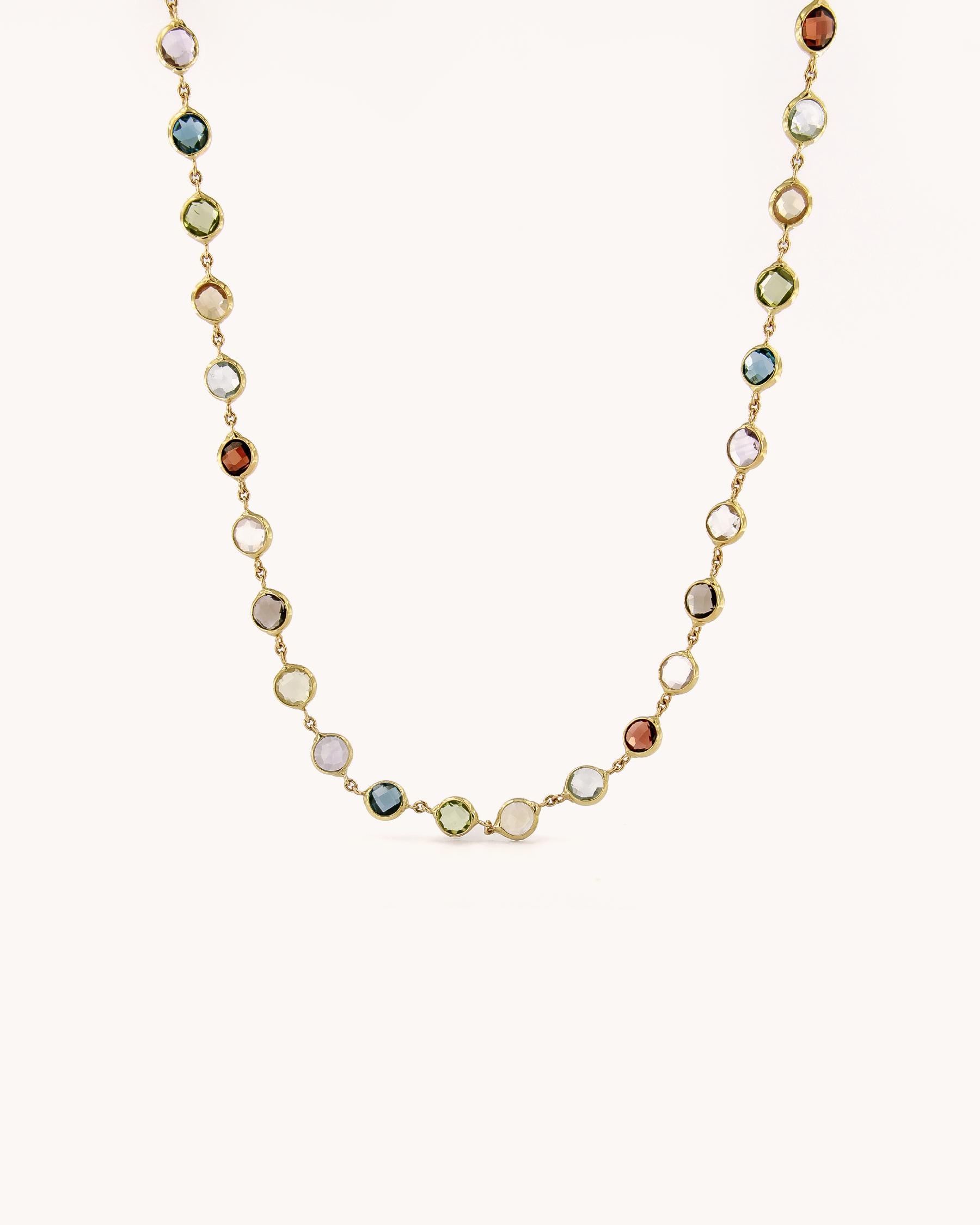 Tourmaline and Quartz Necklace