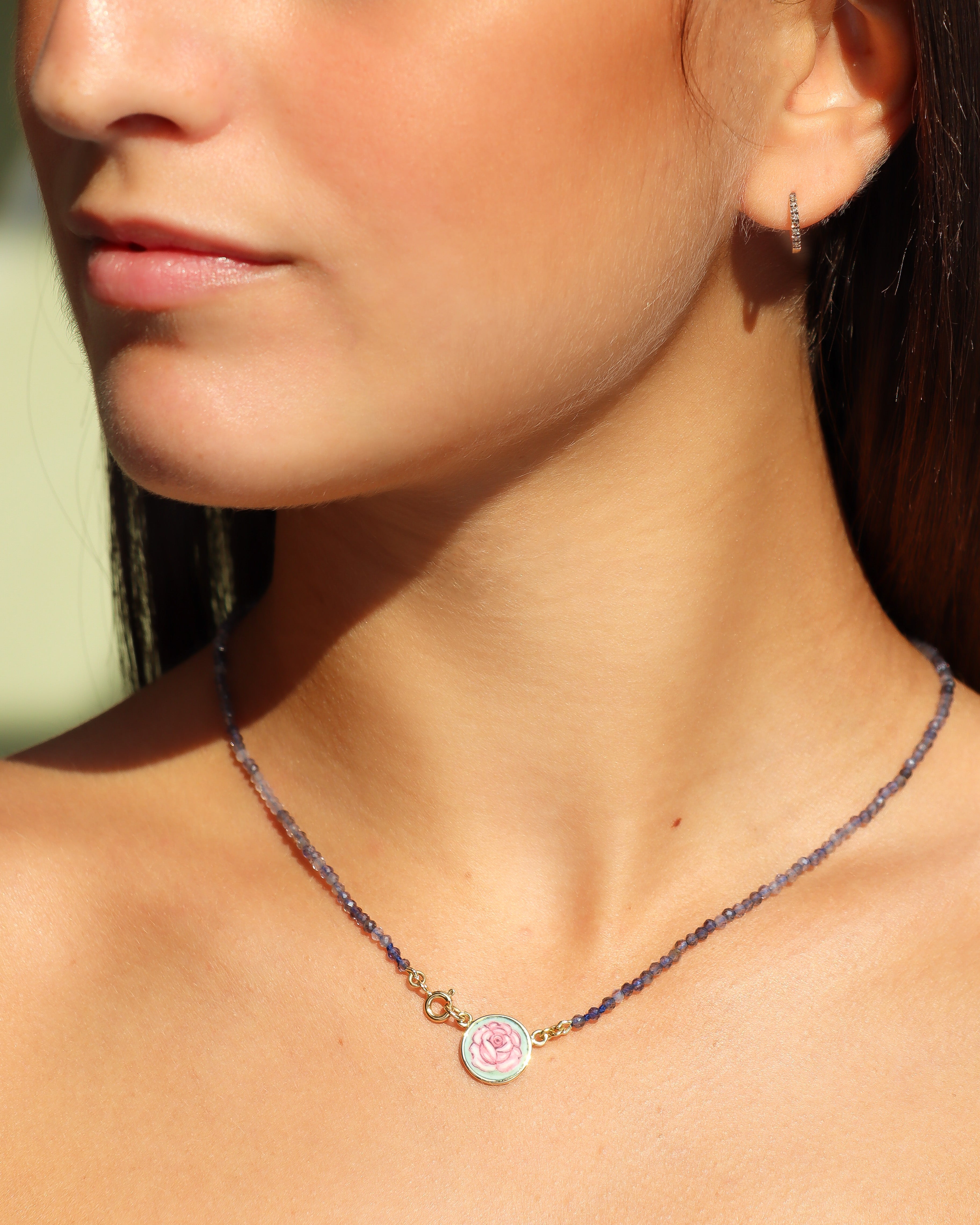 Coloris Necklace Rose among Lavender