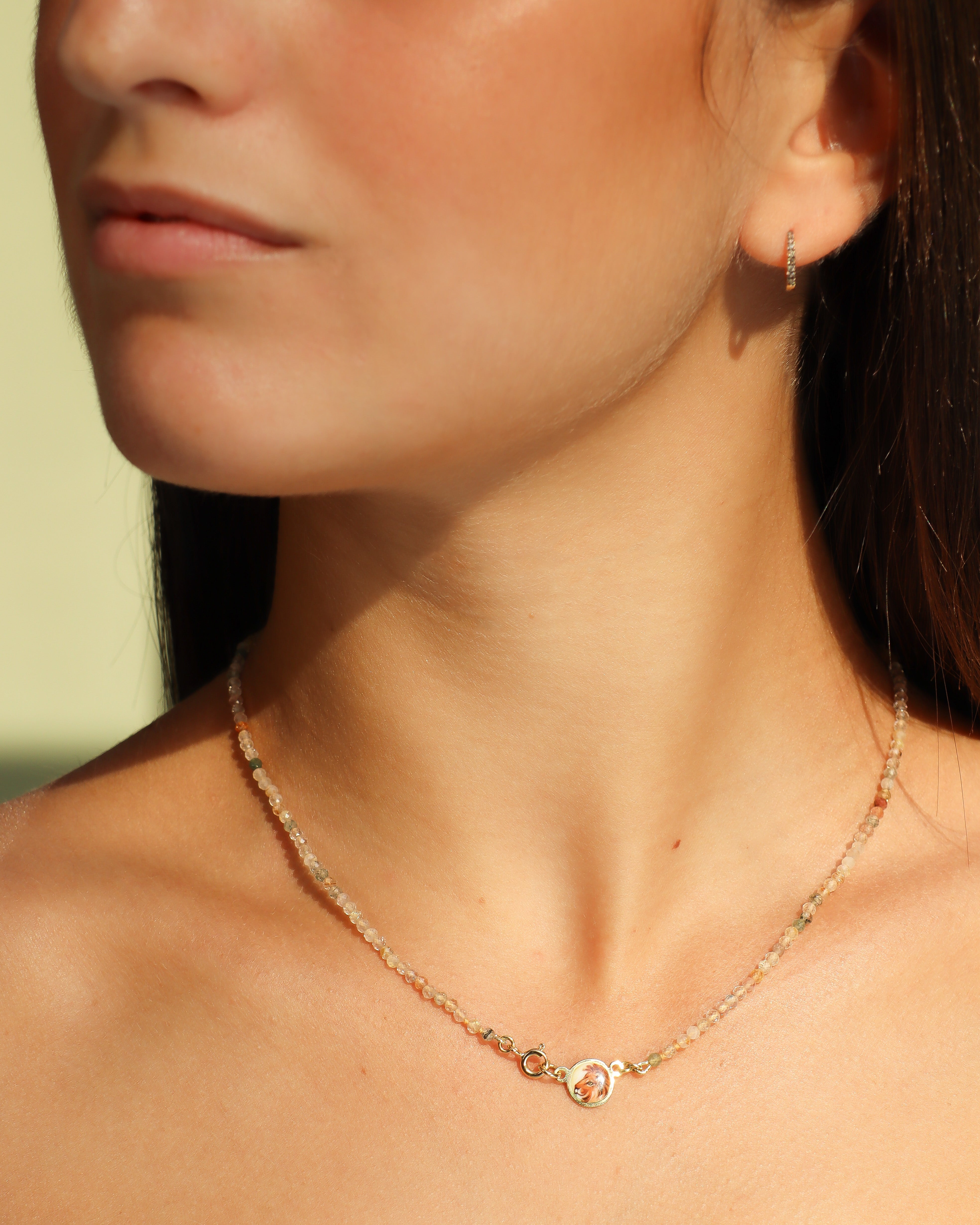 Collana Coloris Leone tra le Sabbia Dorata