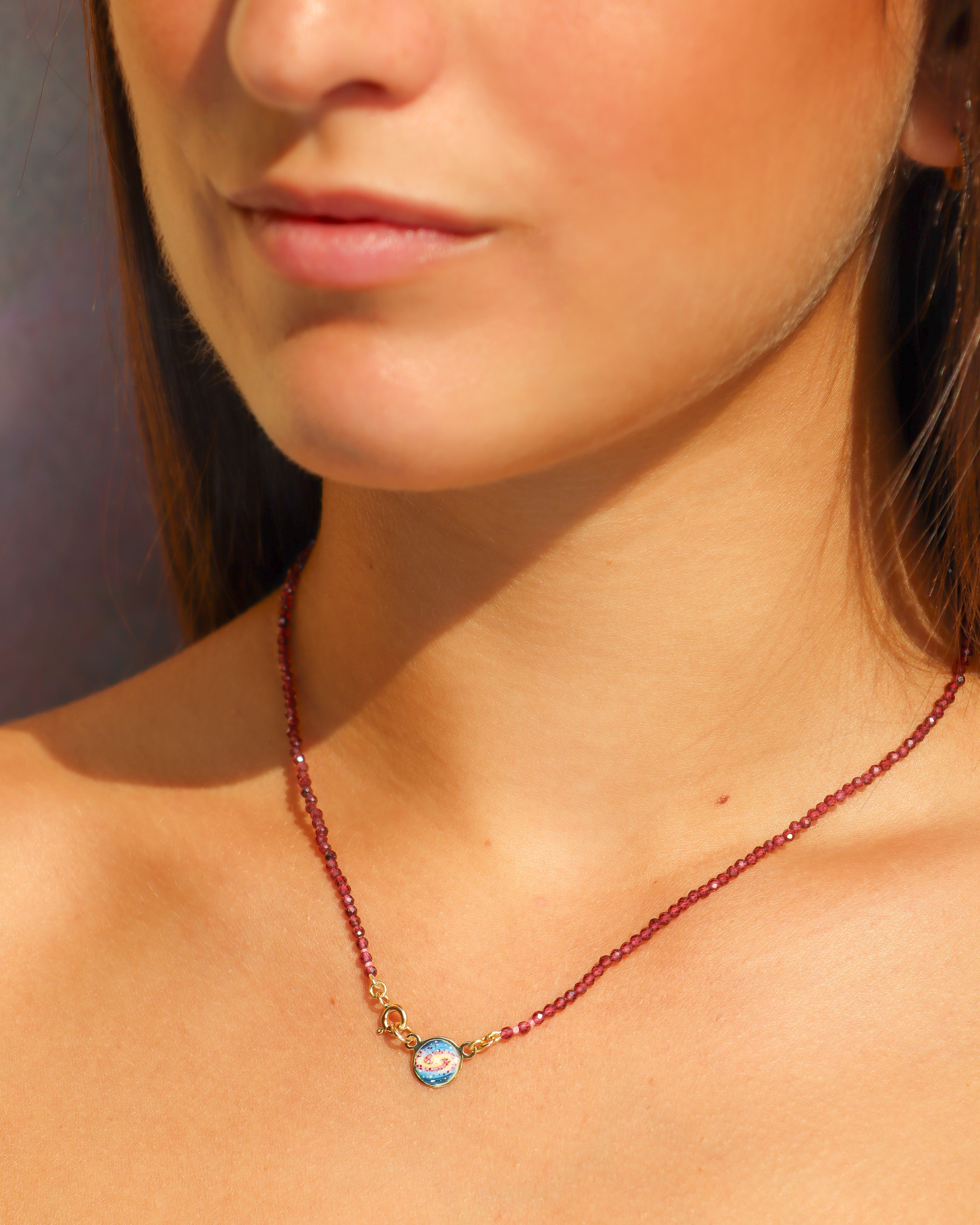 Collana Coloris Galassia nel Rosso profondo