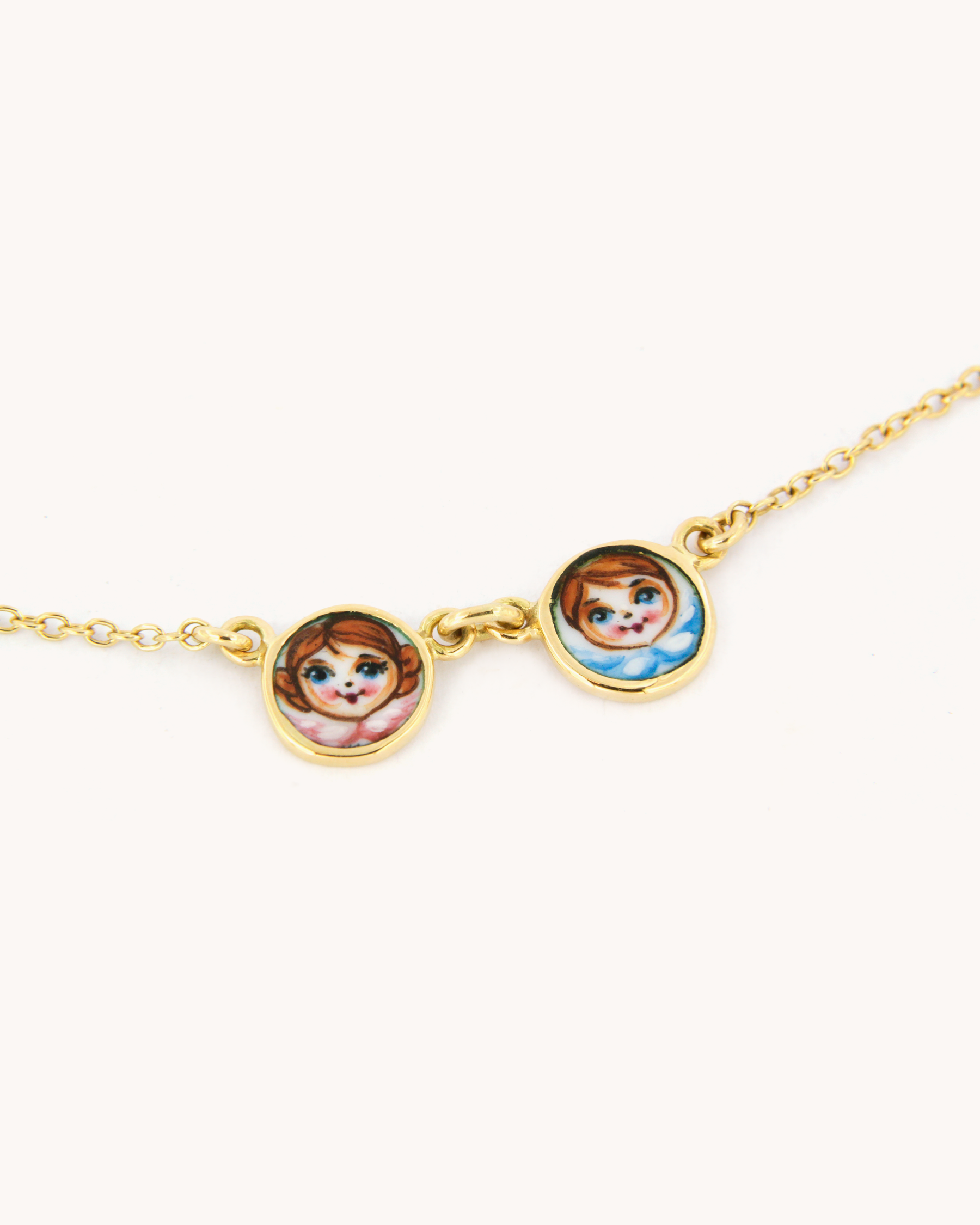Little Twin Angels Necklace