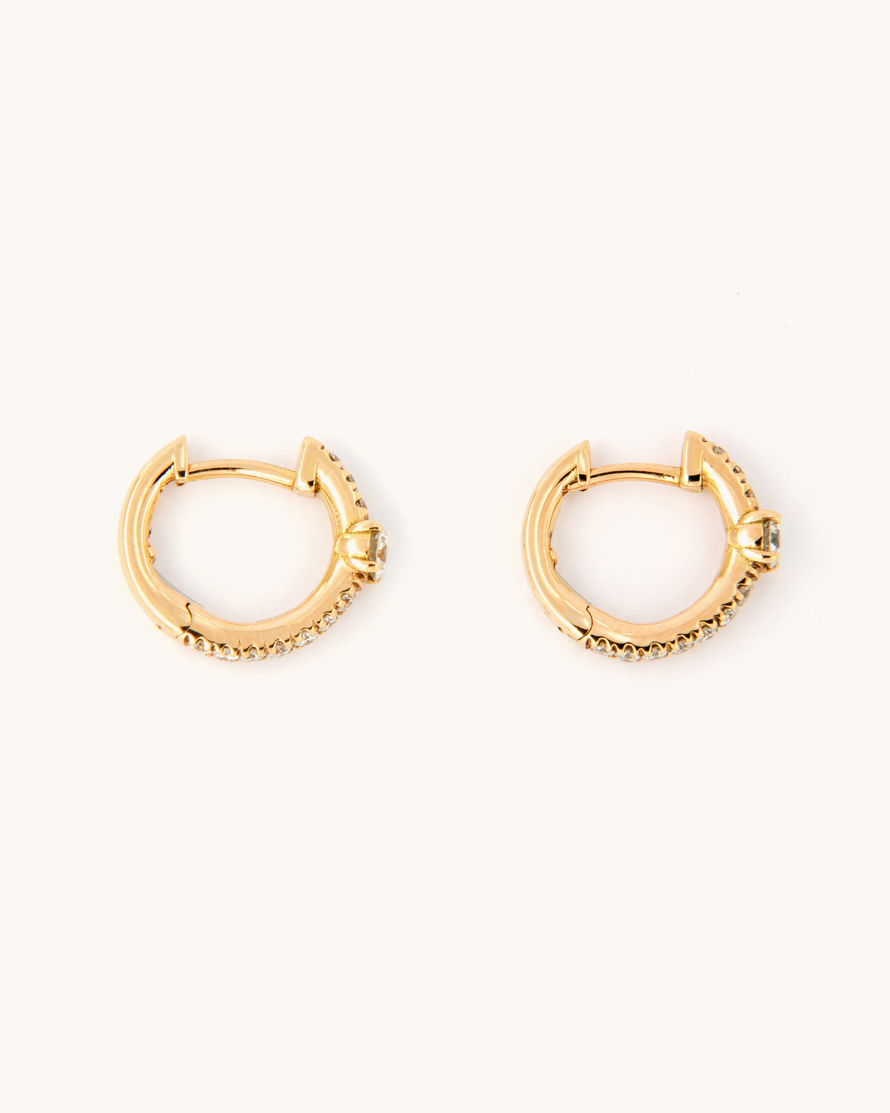Diamond Hoop Earrings