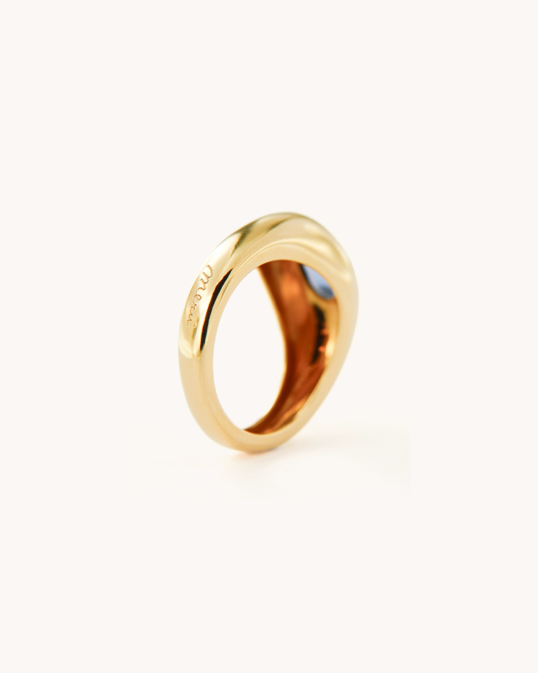 Anello Zaffiro In Bolla