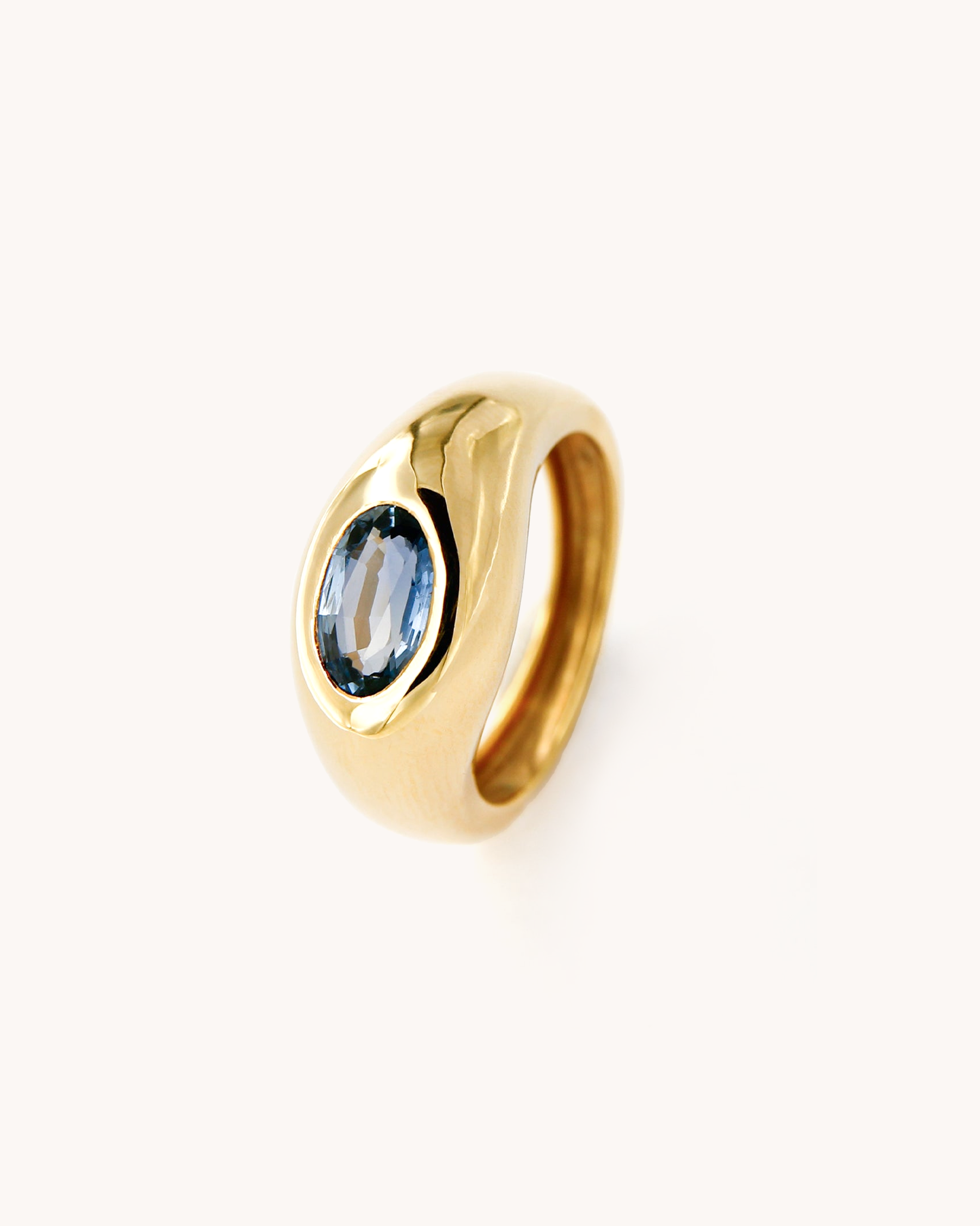 Anello Zaffiro In Bolla