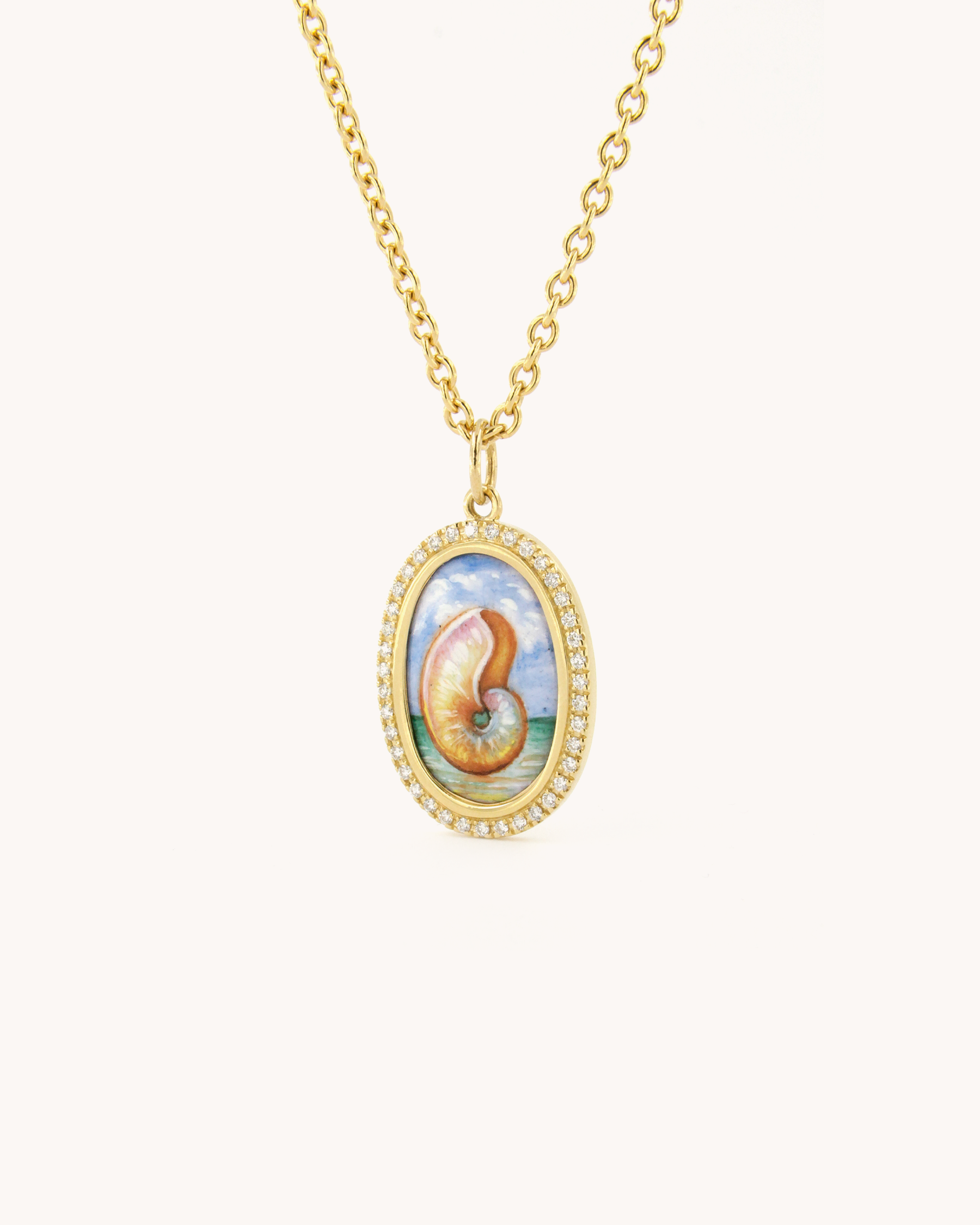 Ciondolo Conchigia con Diamante