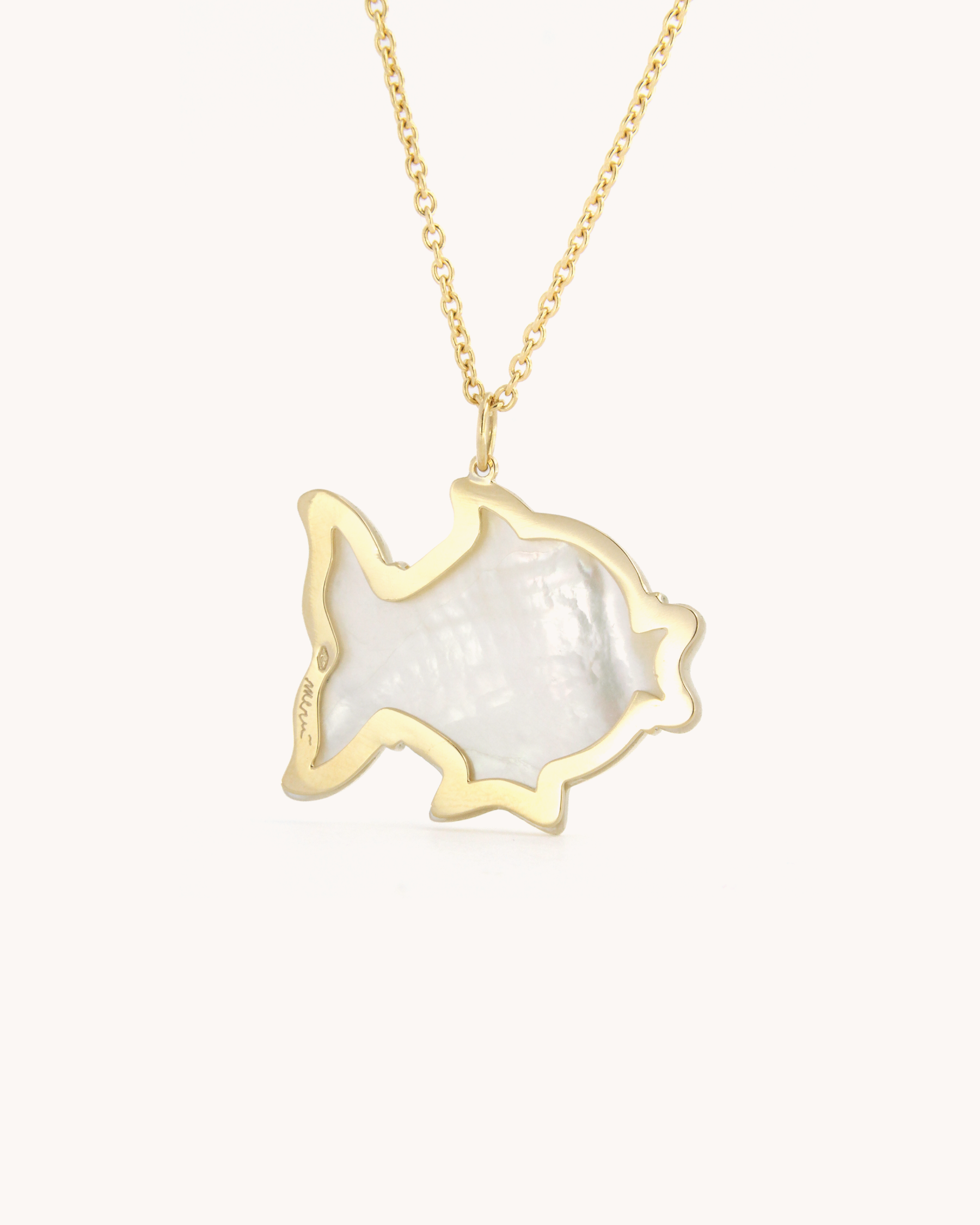 Ciondolo Pesce di Madreperla