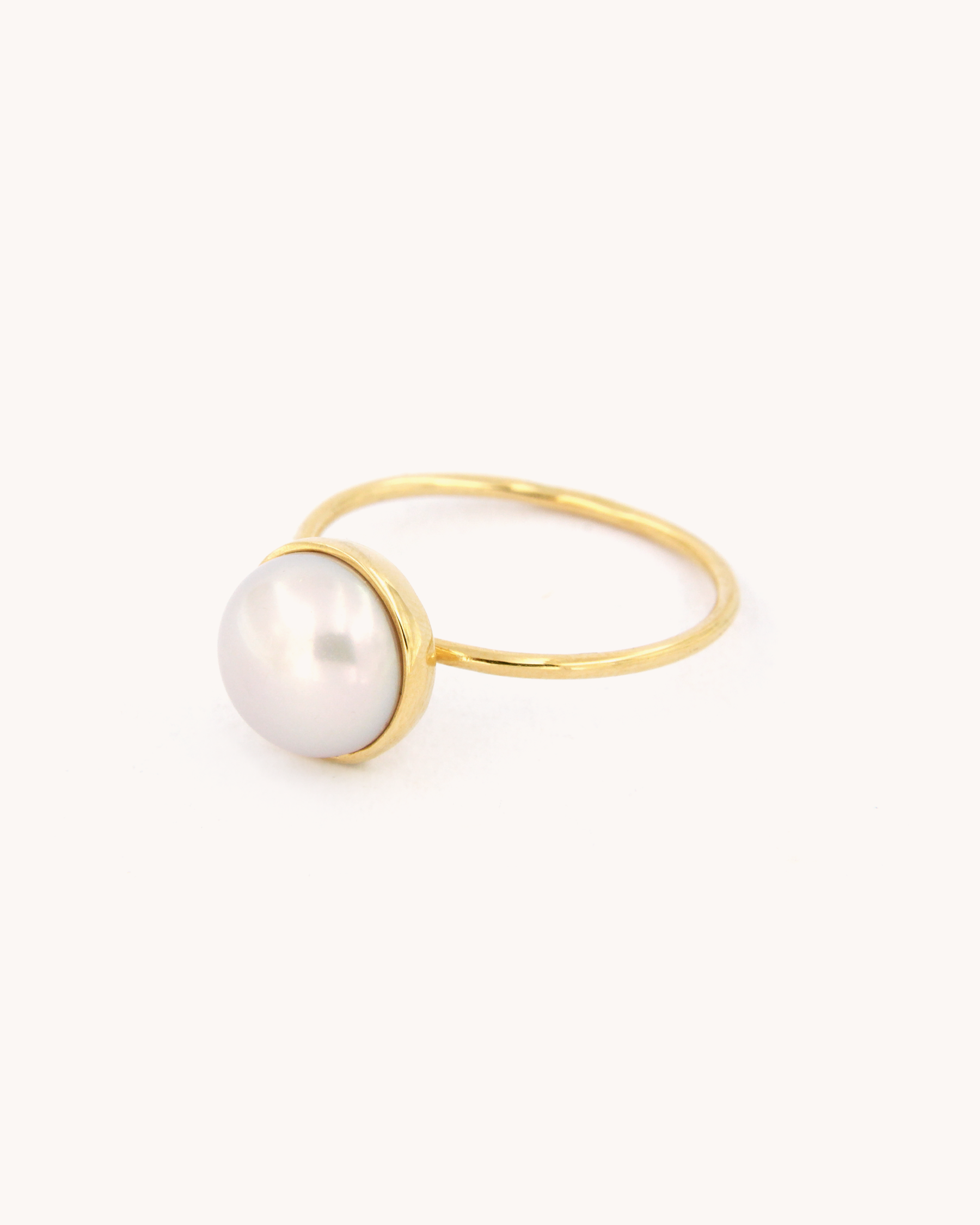 Anello a Filo con Perla