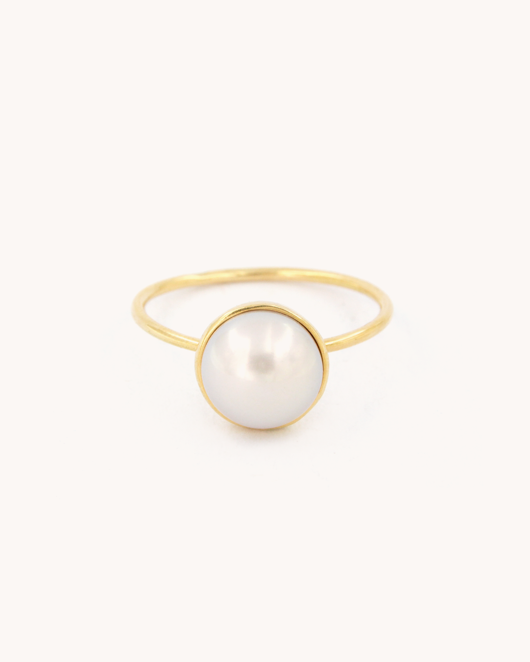 Anello a Filo con Perla