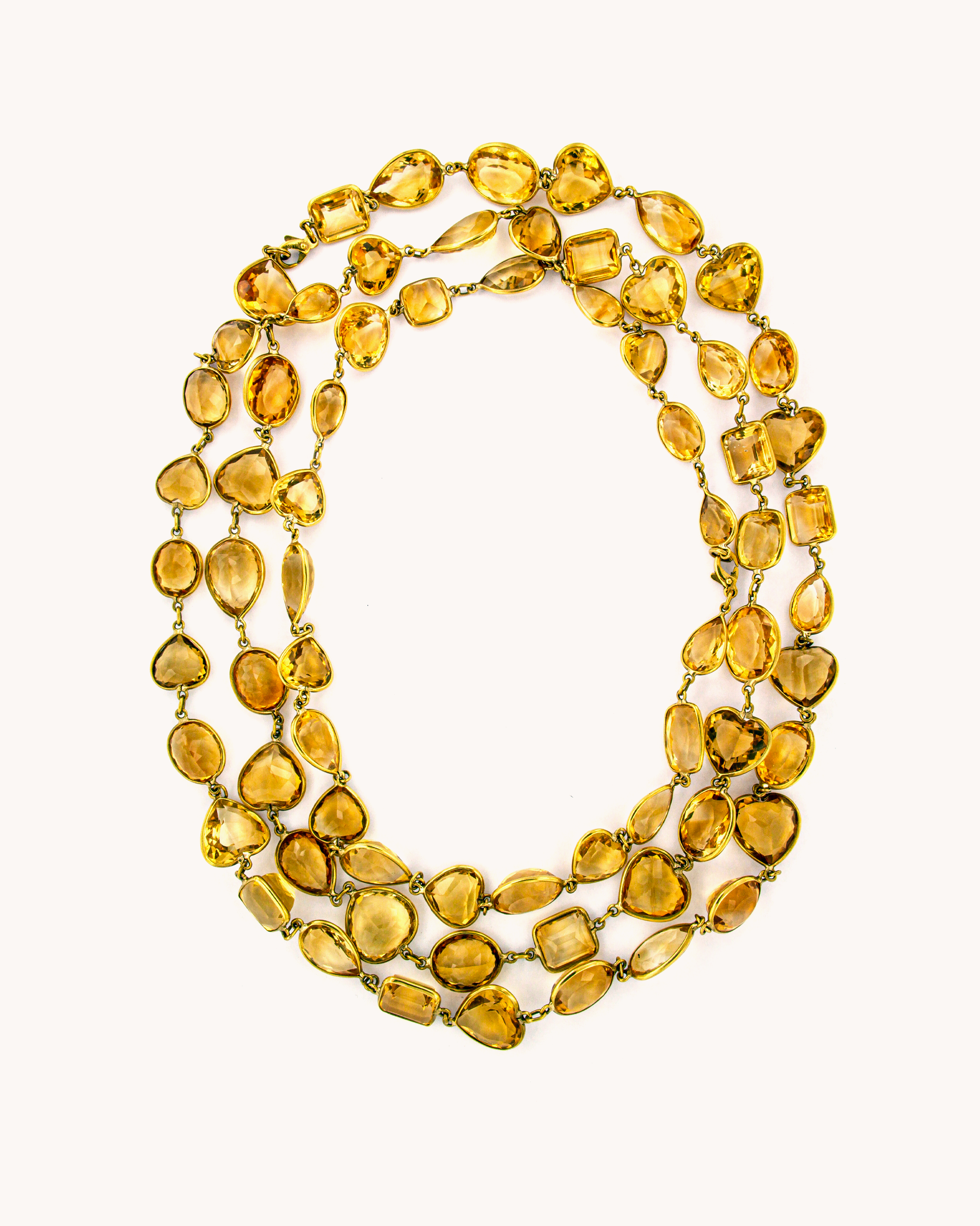 Citrine Long Necklace