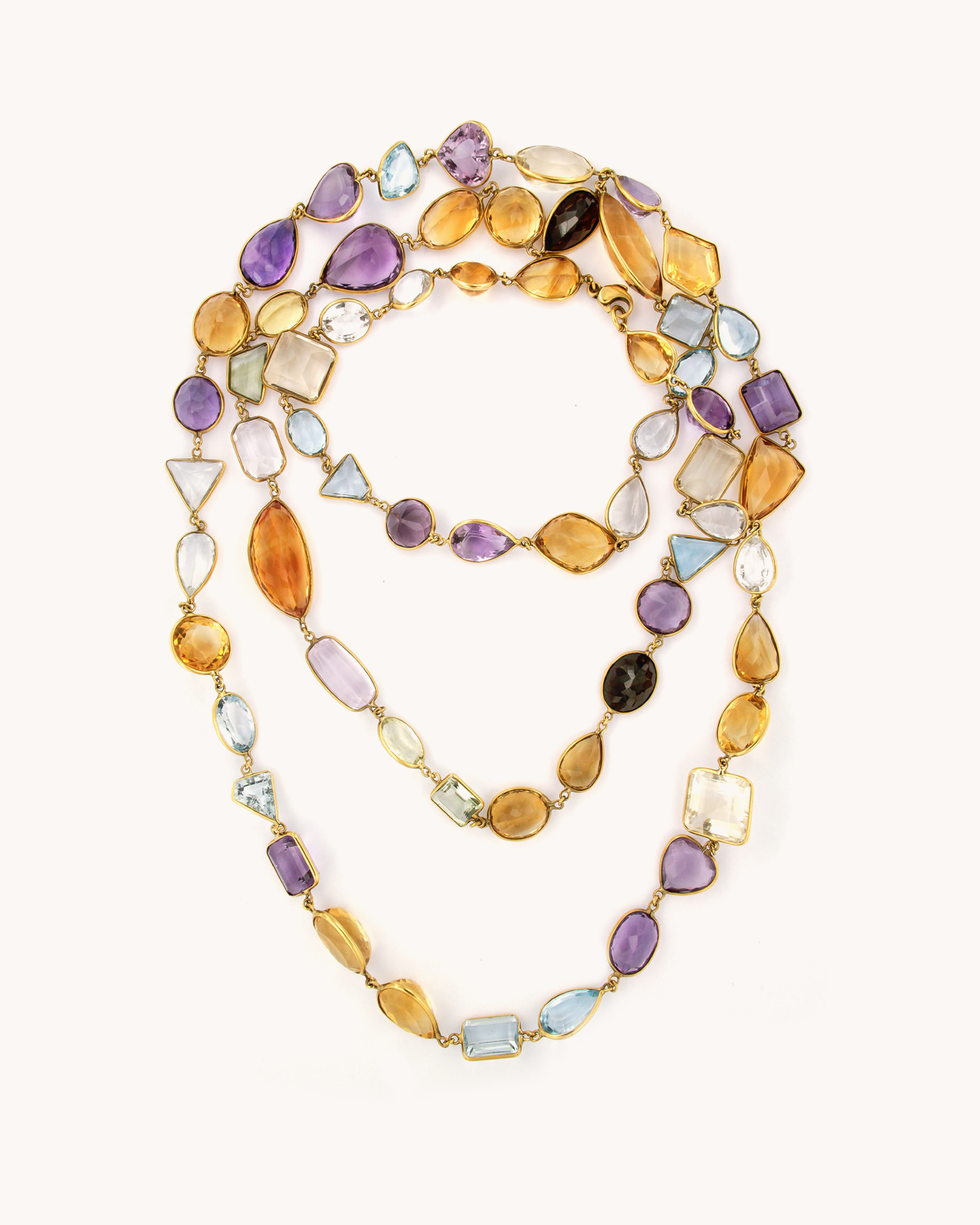 Gemstone Long Necklace