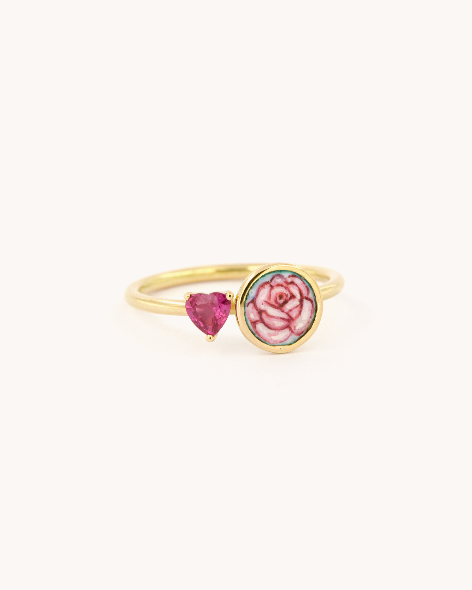 The Heart of a Rose Ring
