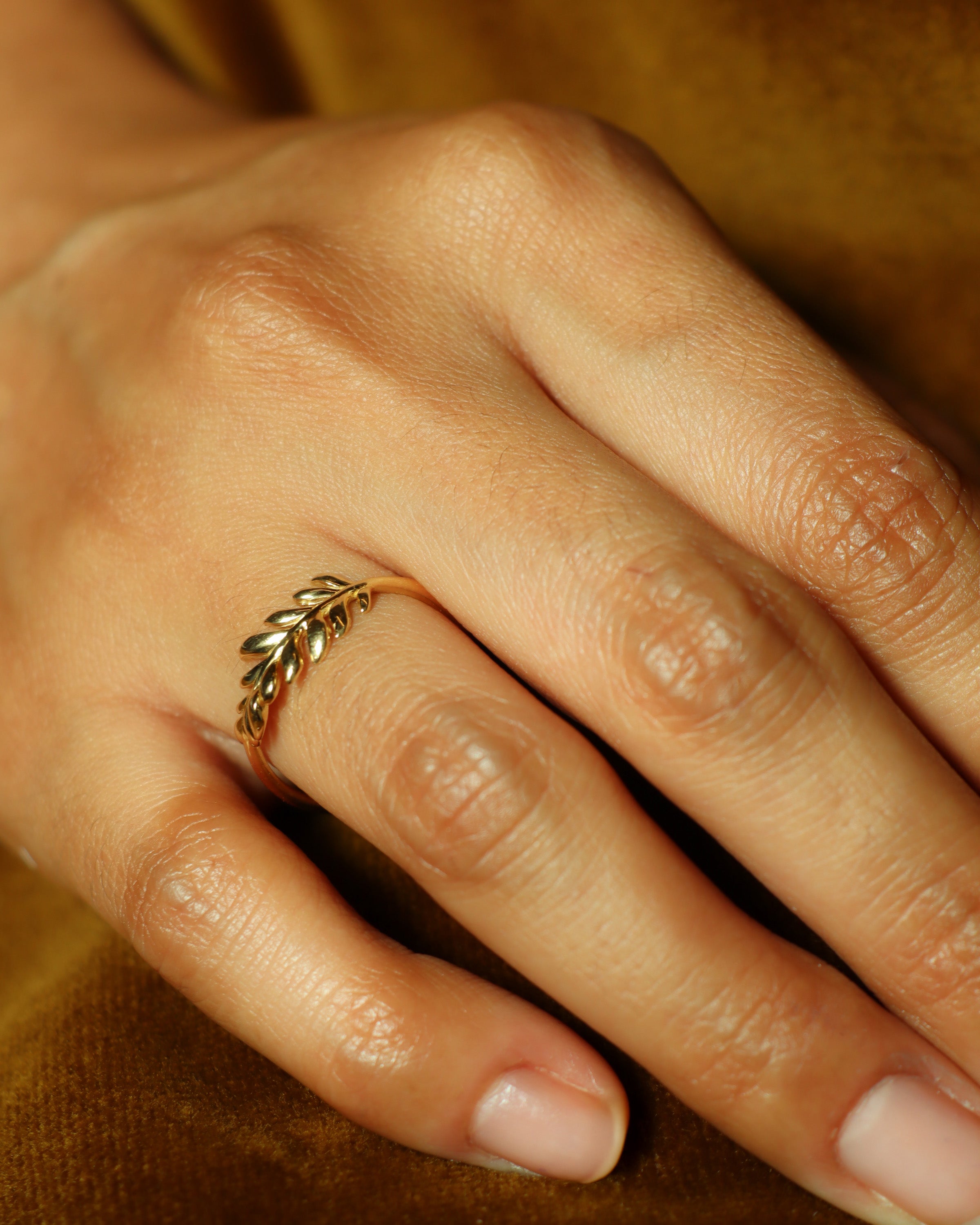 Anello Foglia d'Alloro
