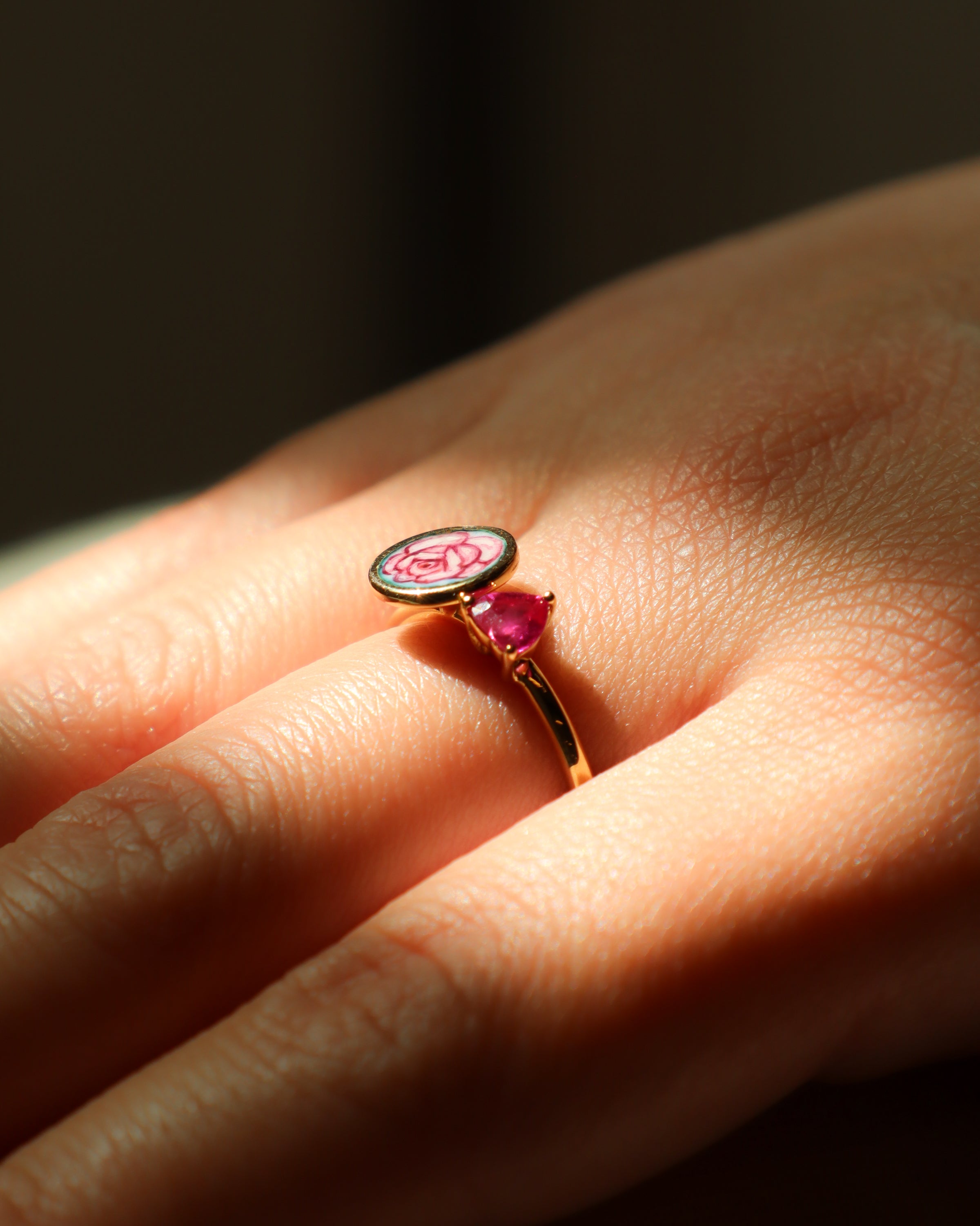 The Heart of a Rose Ring