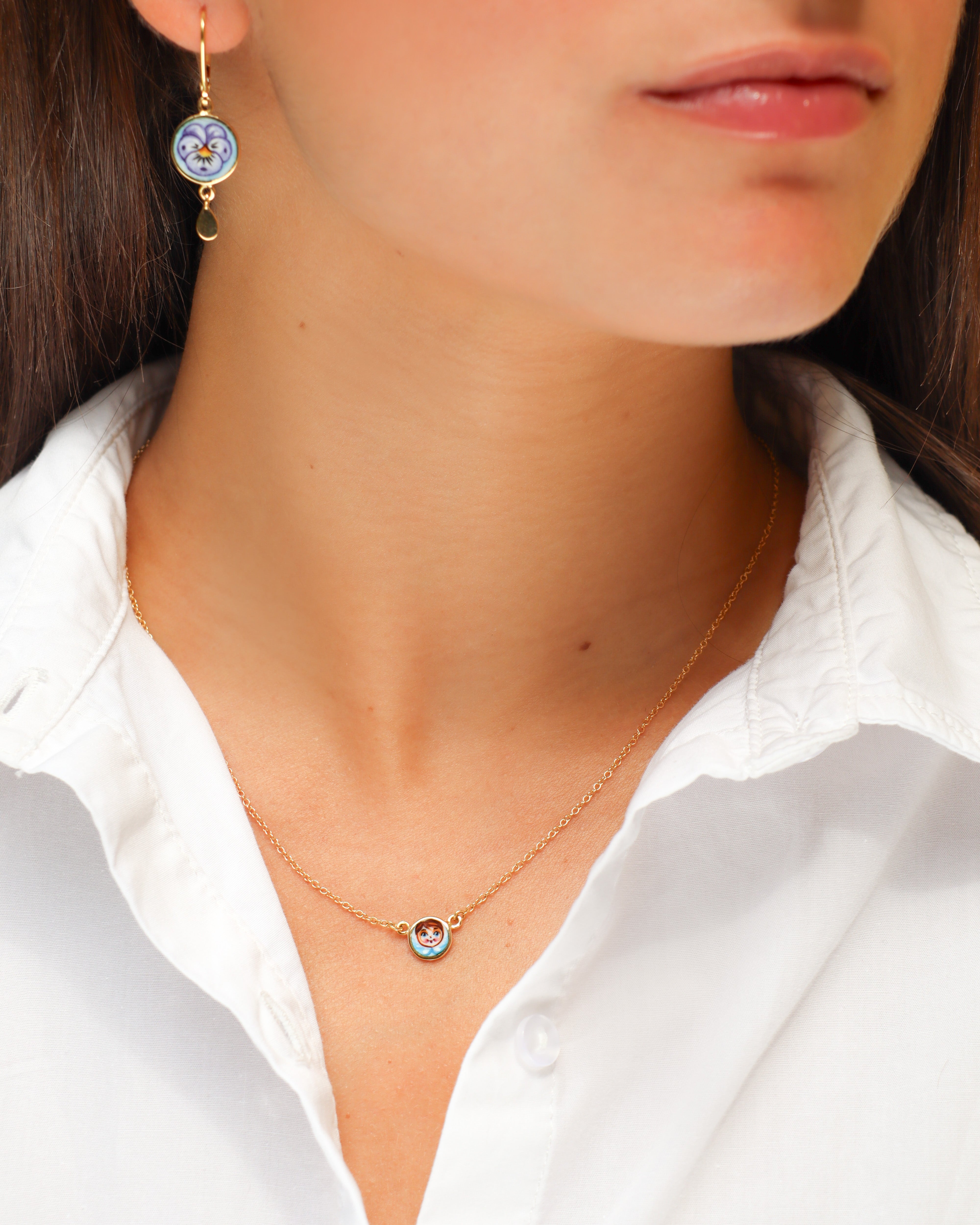 Blue Angel Necklace