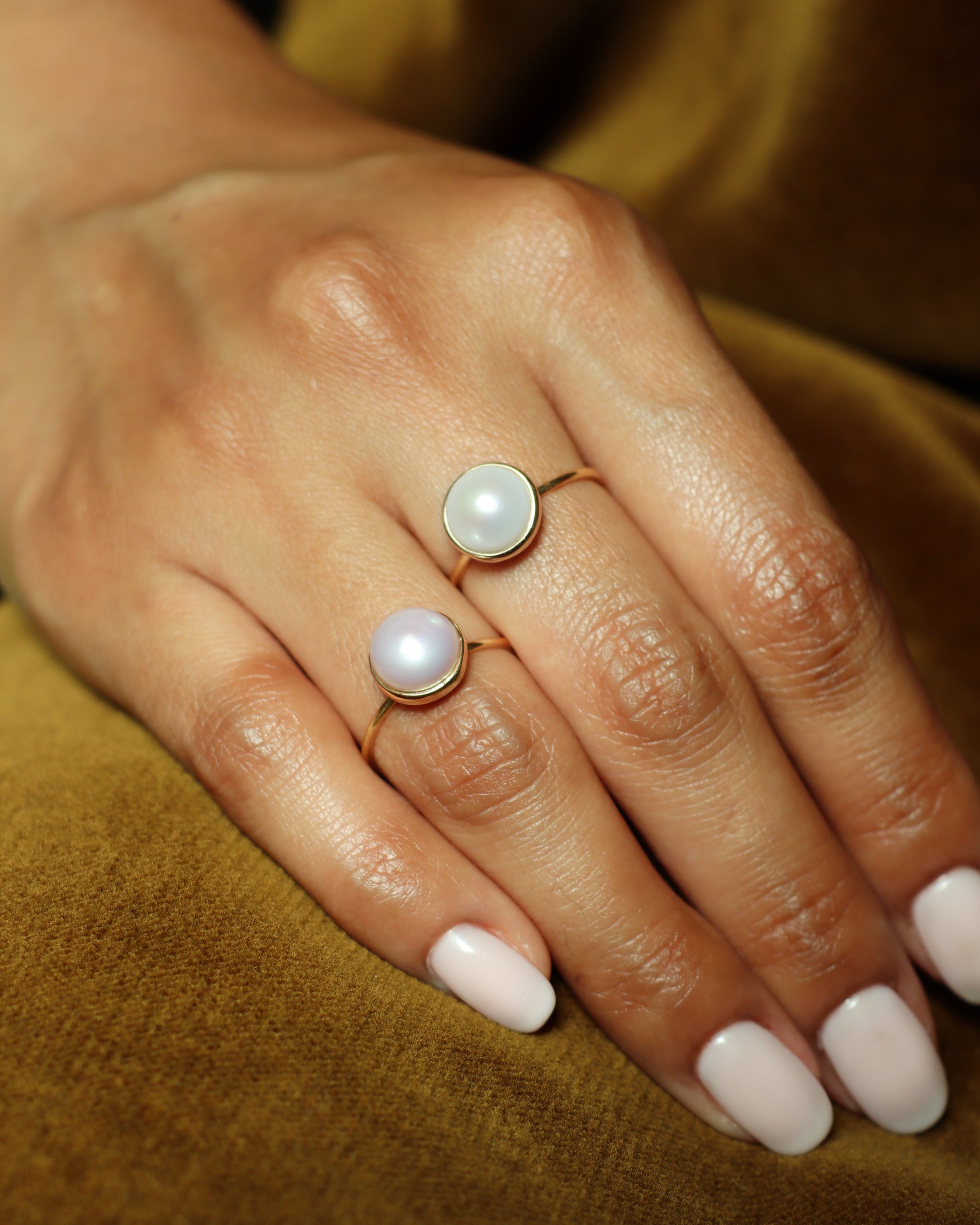 Anello a Filo con Perla