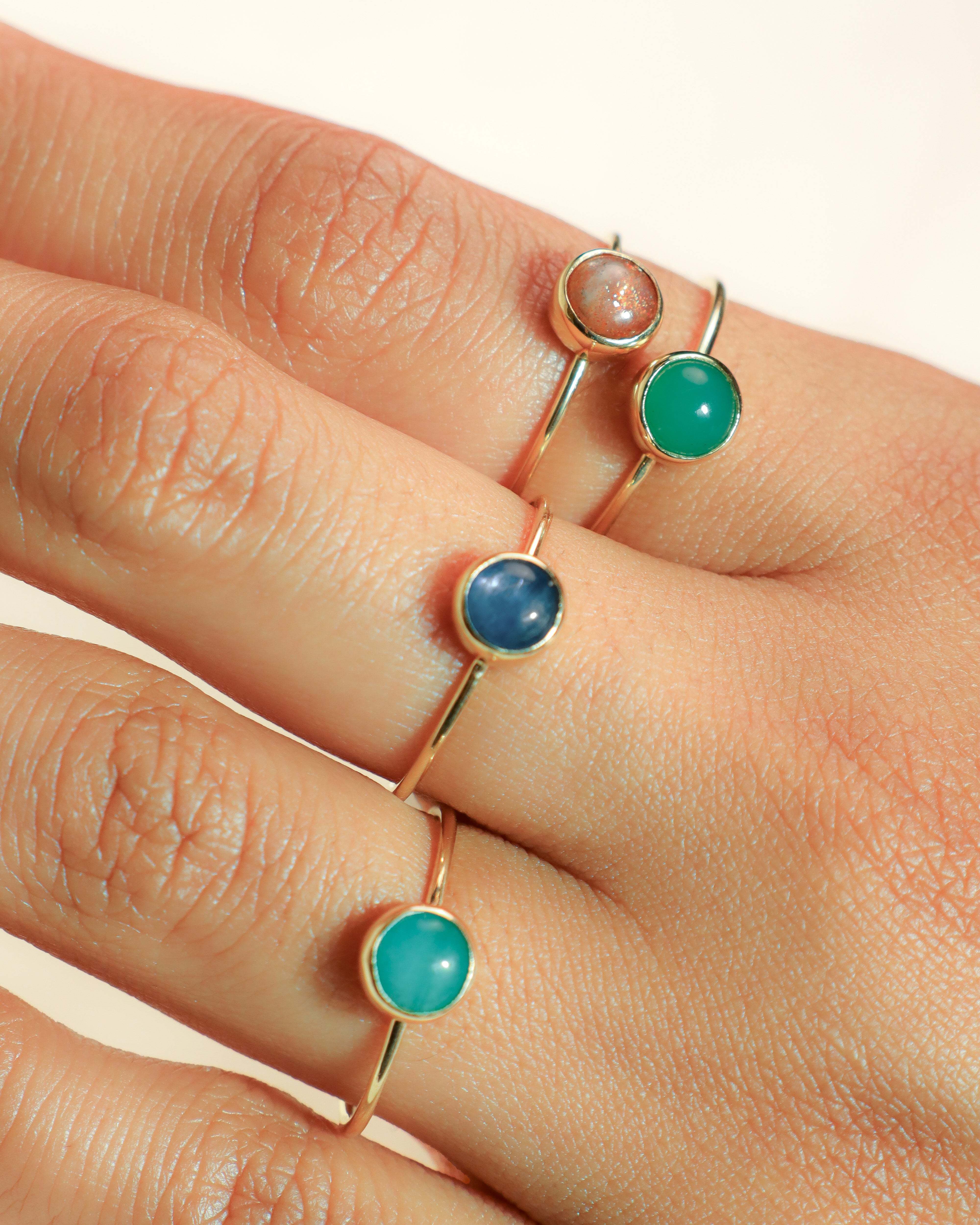 Anello a Filo con Cianite