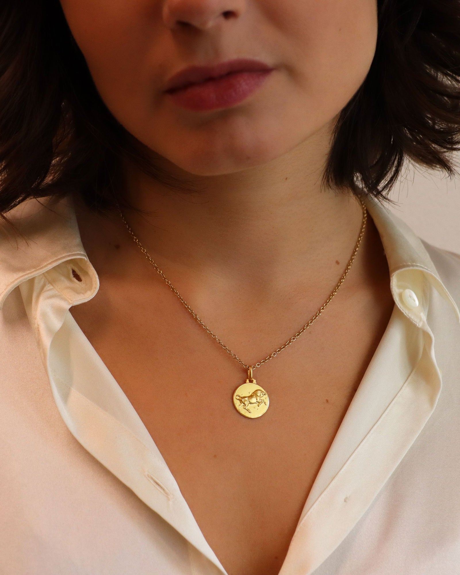 Taurus Zodiac Small Pendant