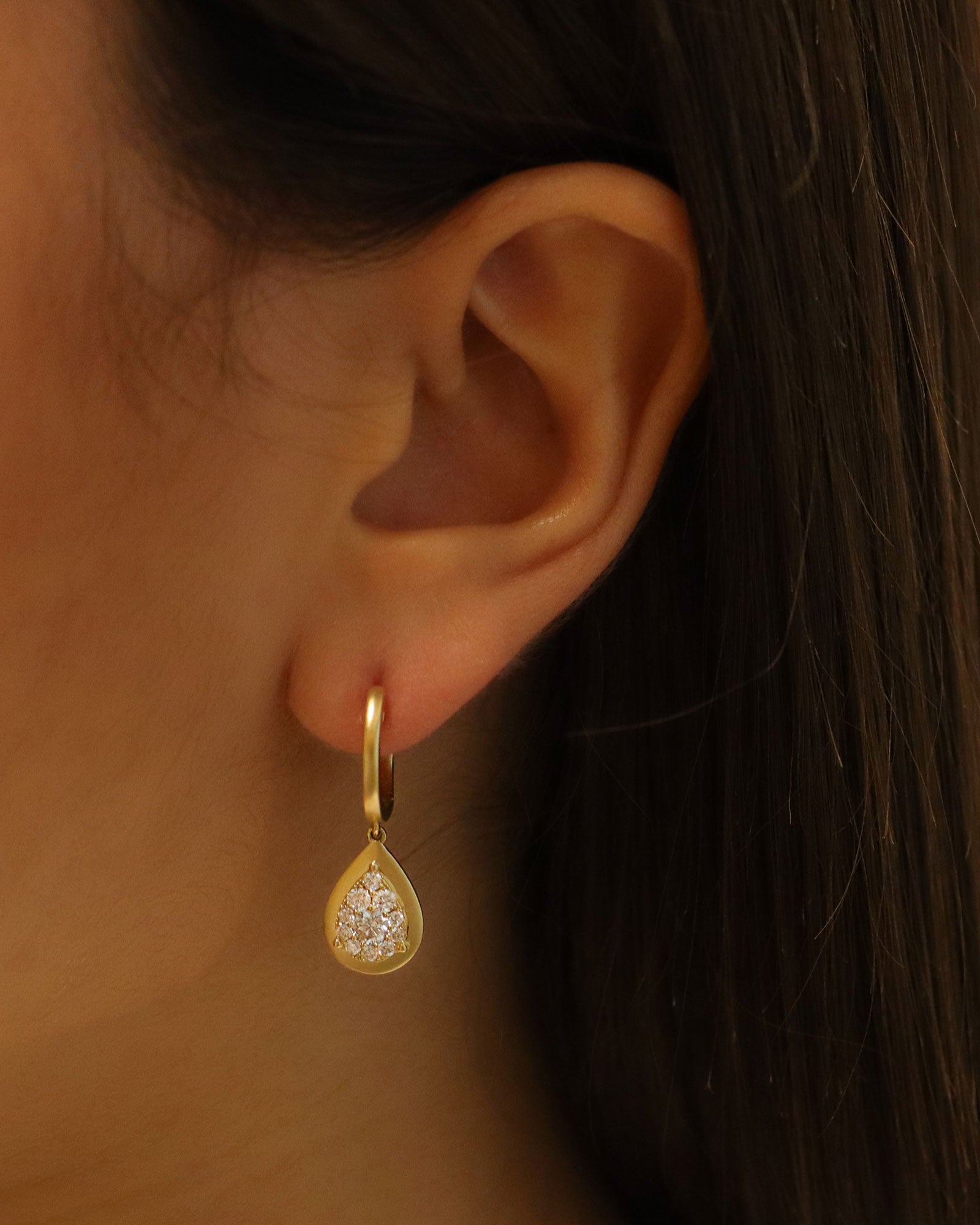 Diamond Drop Earrings