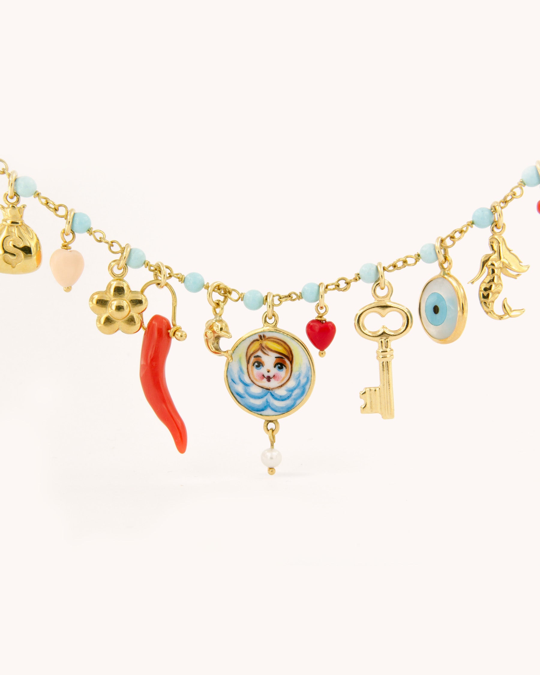 Mediterranean Oceanic Dreams Necklace