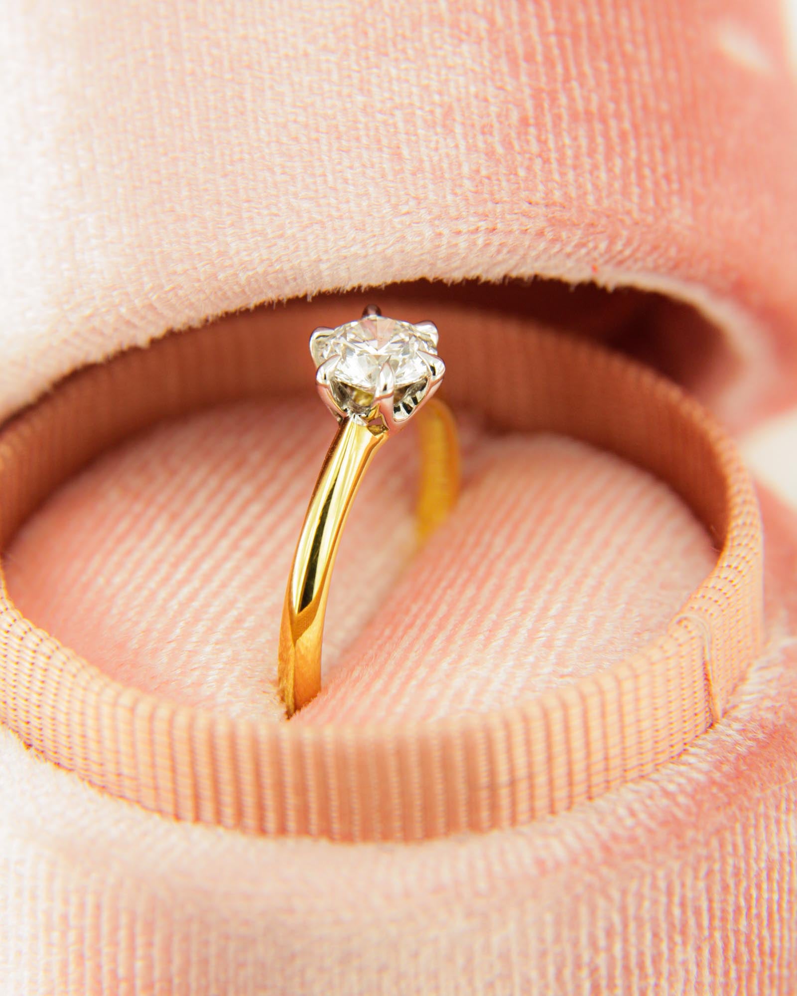 Anello Solitario Merù Taglio Brillante 0,70ct