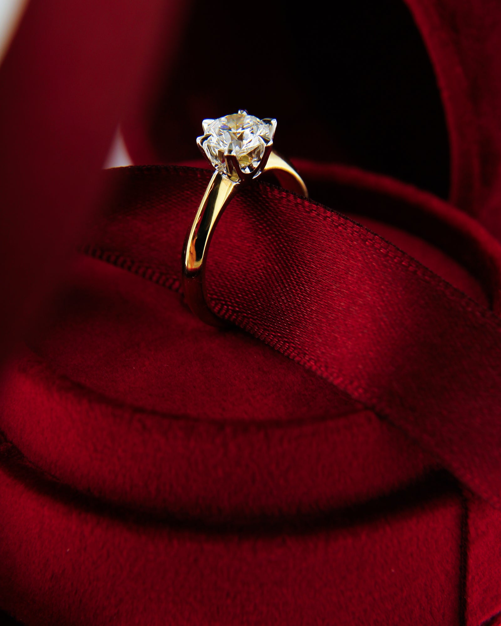 Anello Solitario Merù Taglio Brillante 1.21ct