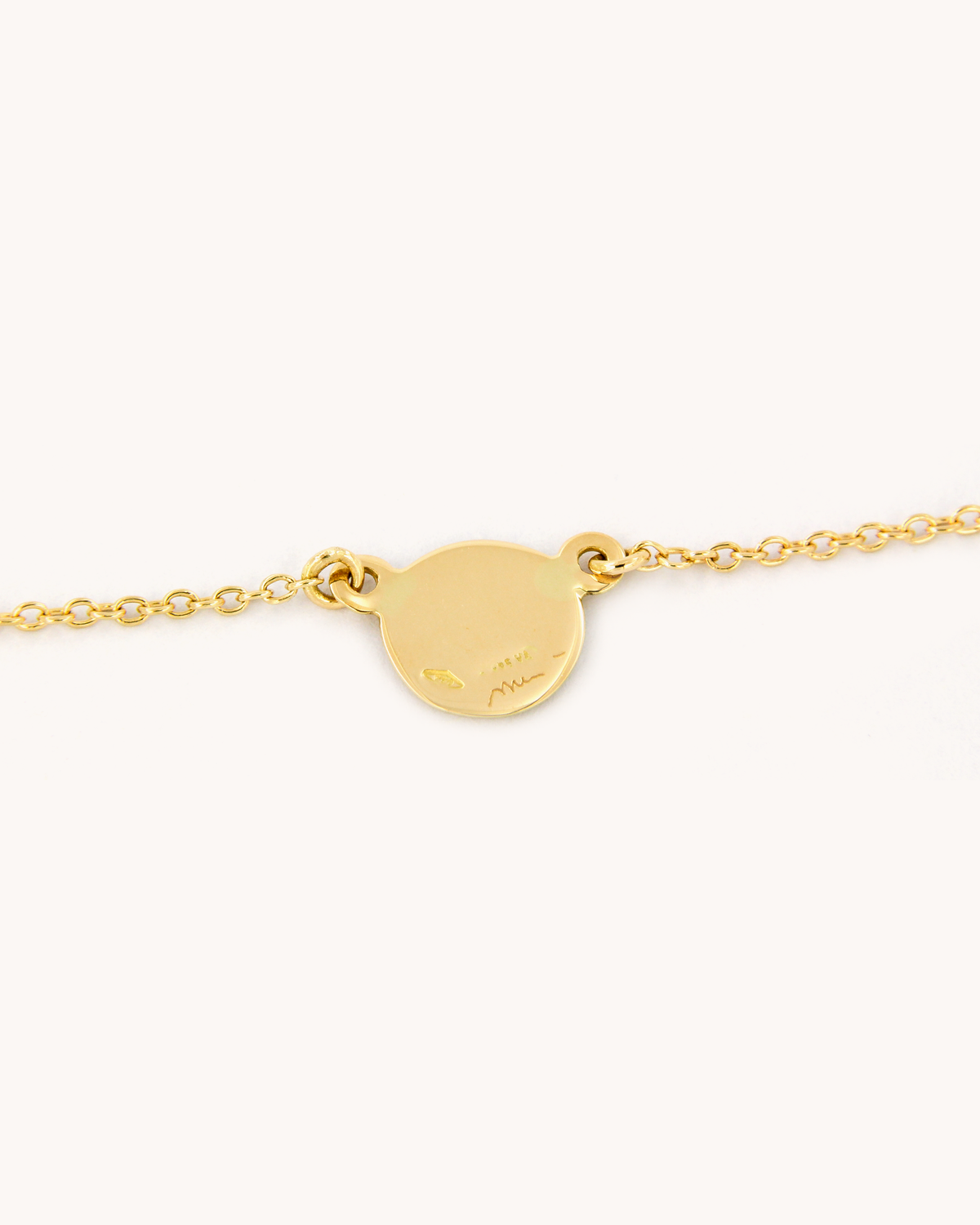 Collana Rosa in oro giallo 18k con rosa dipinta a mano in smalto a fuoco