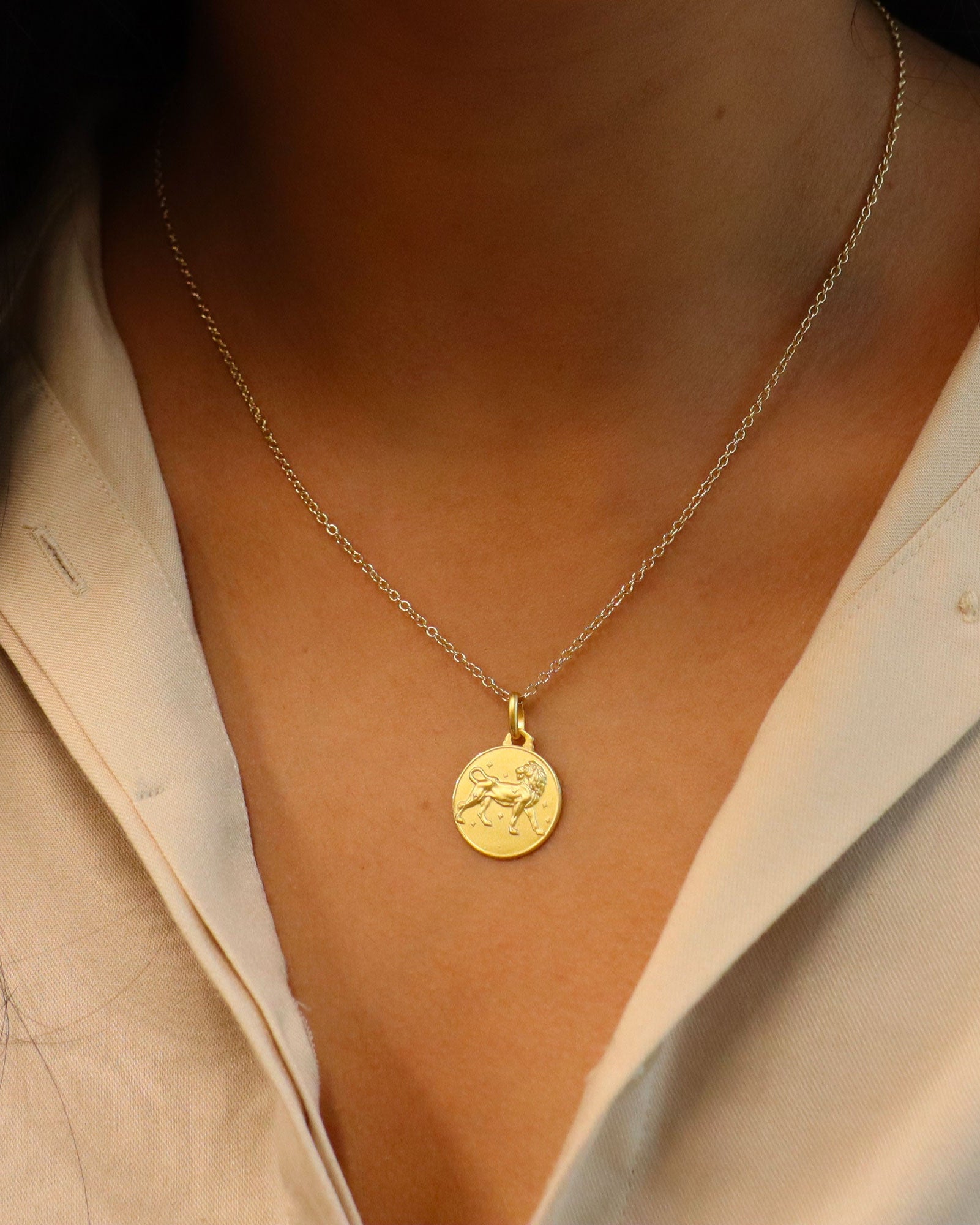Leo Zodiac Small Pendant