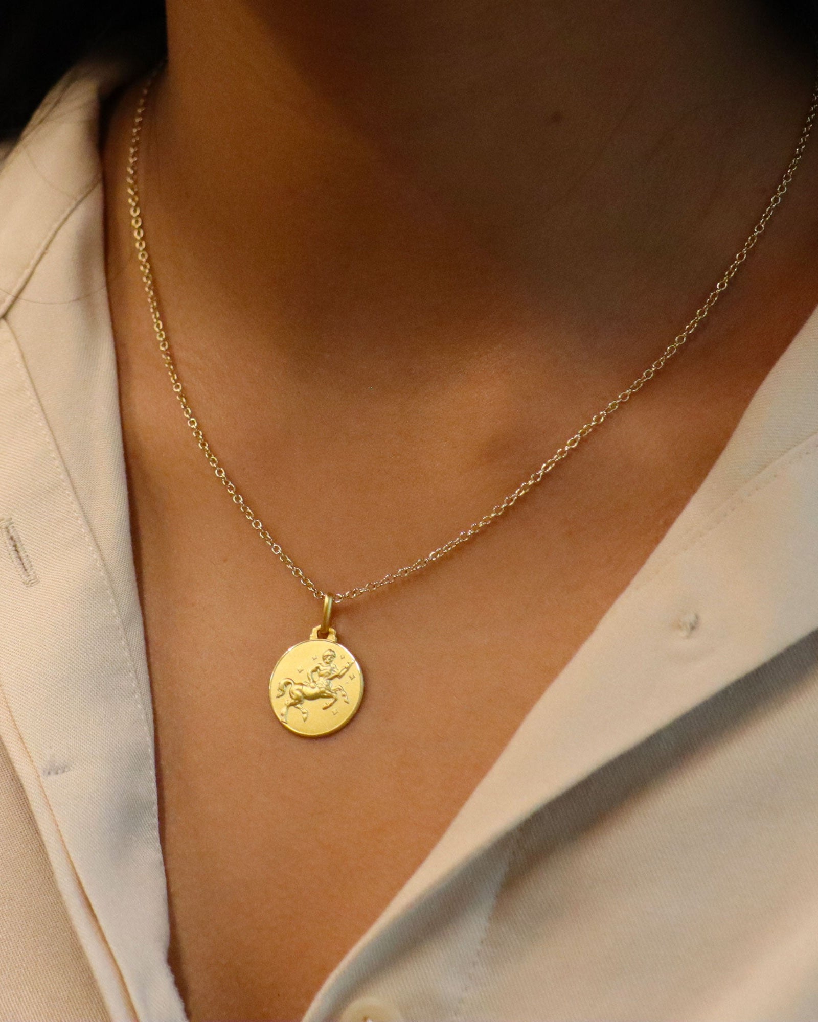 Sagittarius Zodiac Small Pendant