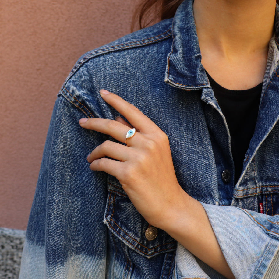 Big Evil Eye Ring