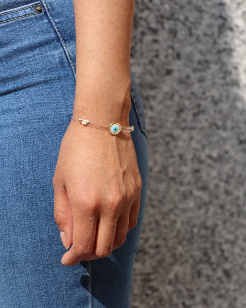 Bracciale Filo da Pesca Occhio della Fortuna