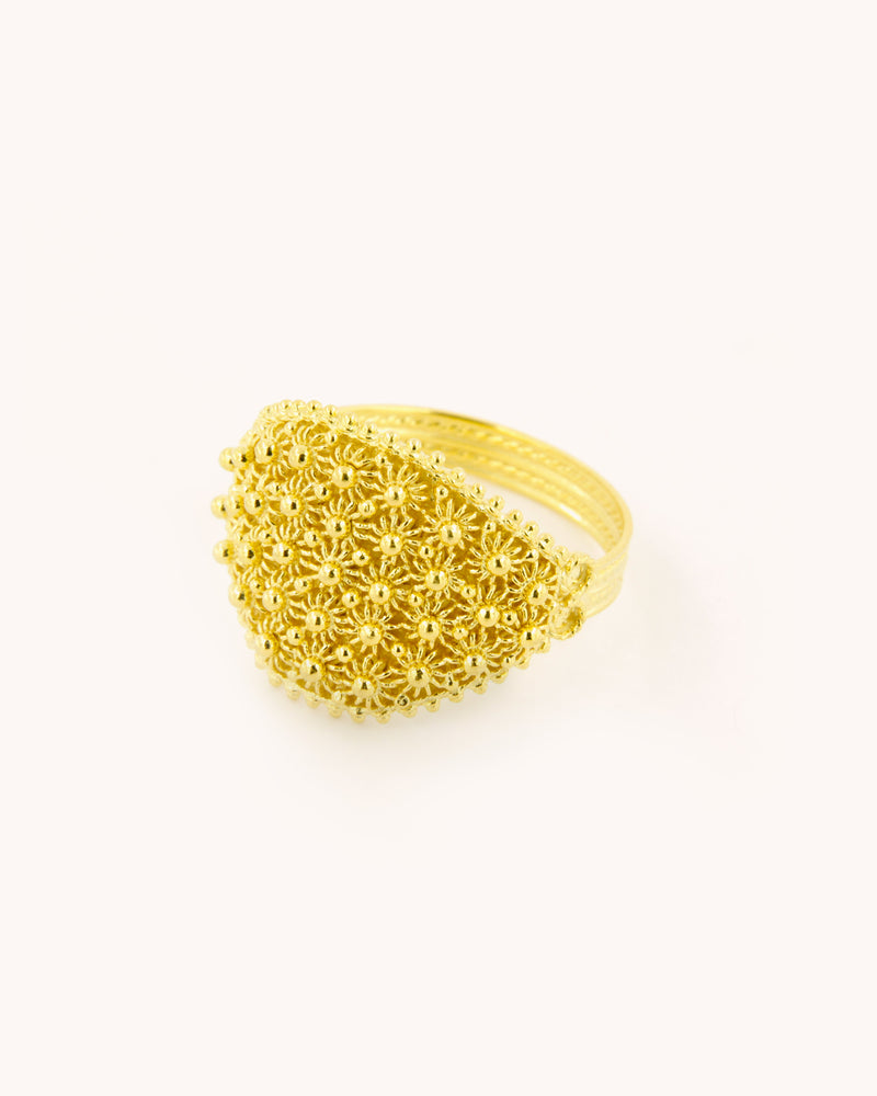 Five Row Sardinian Filigree Ring