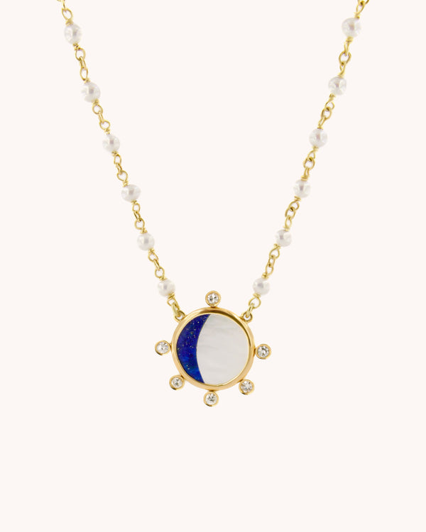 Where Sun Meets Moon Necklace