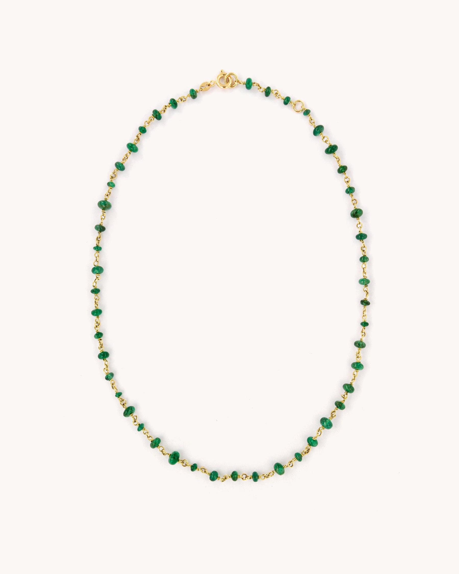 Collana mediterraneo Base con Radici di Smeraldi