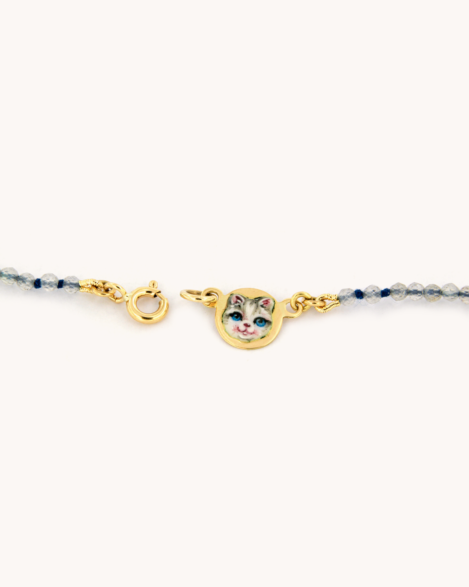 Collana con Micio e Labradorite