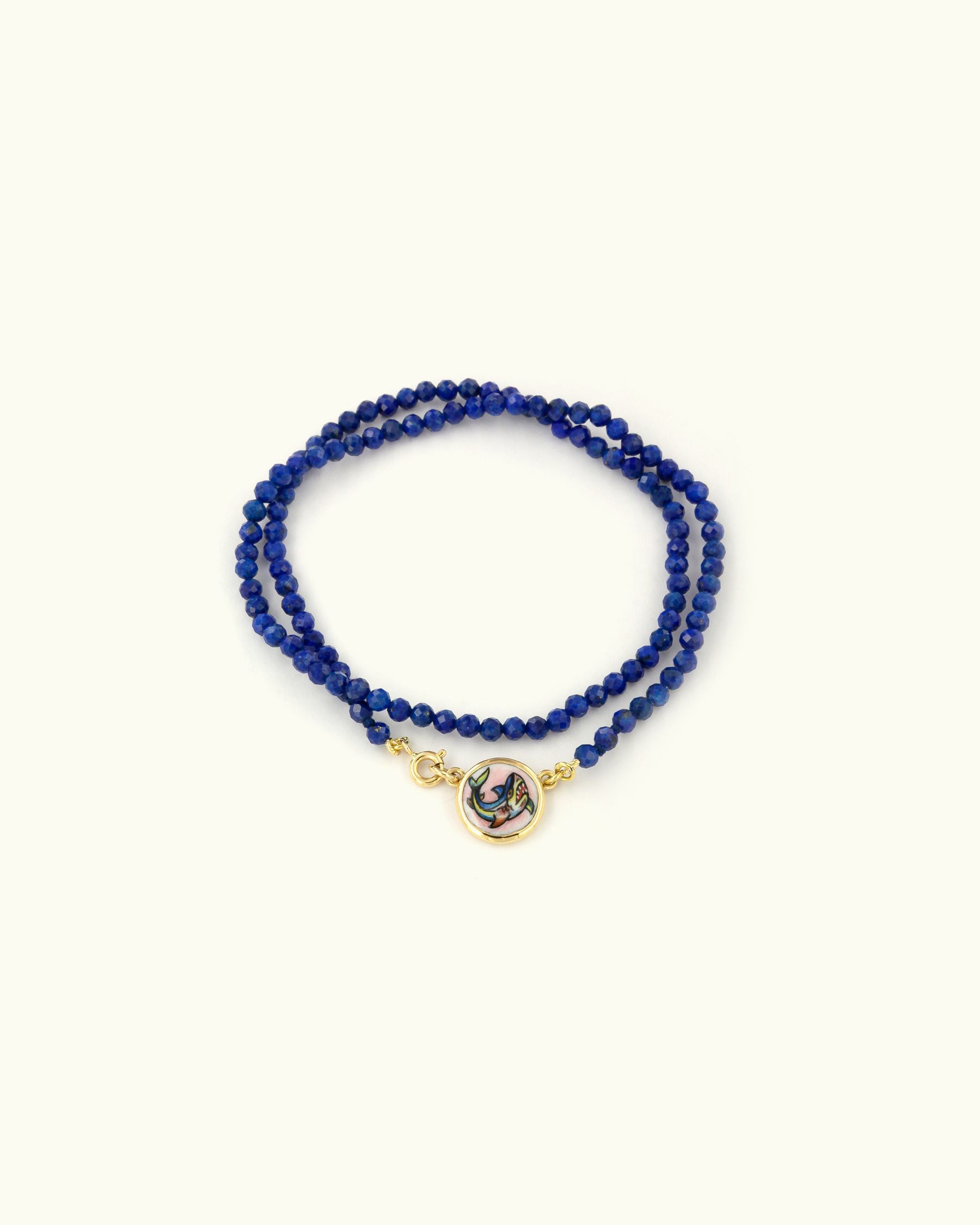 Tiger Shark Coloris Necklace in Midnight Blue