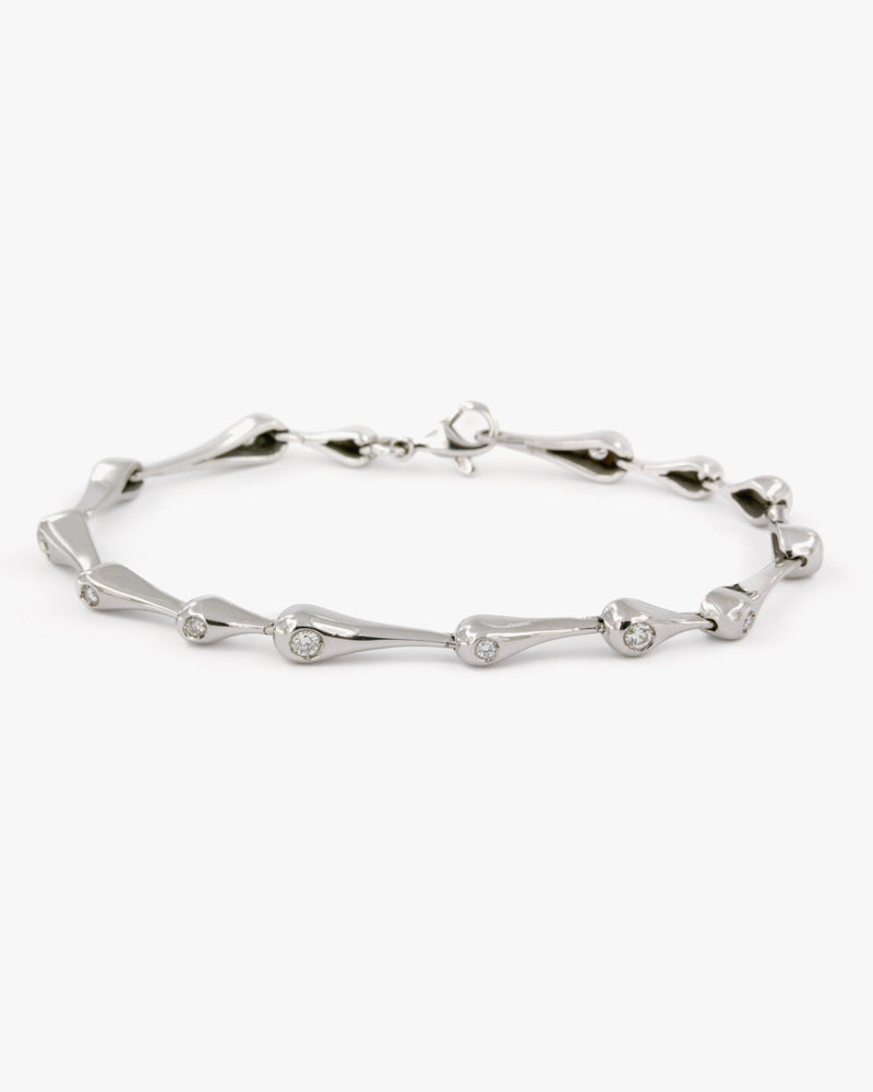 Diamond Teardrop Bracelet